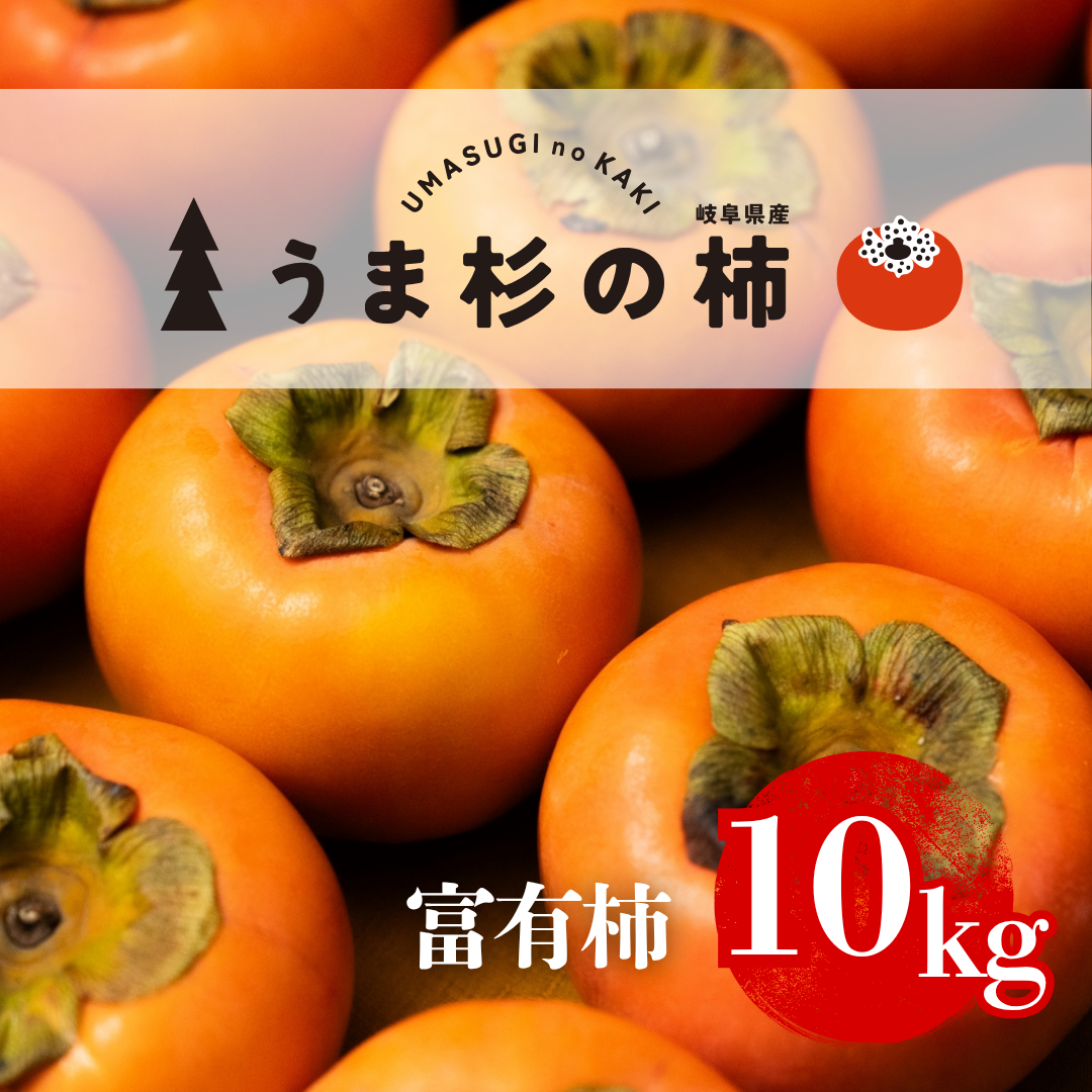 うま杉の富有柿 約10kg 3Lサイズ30玉