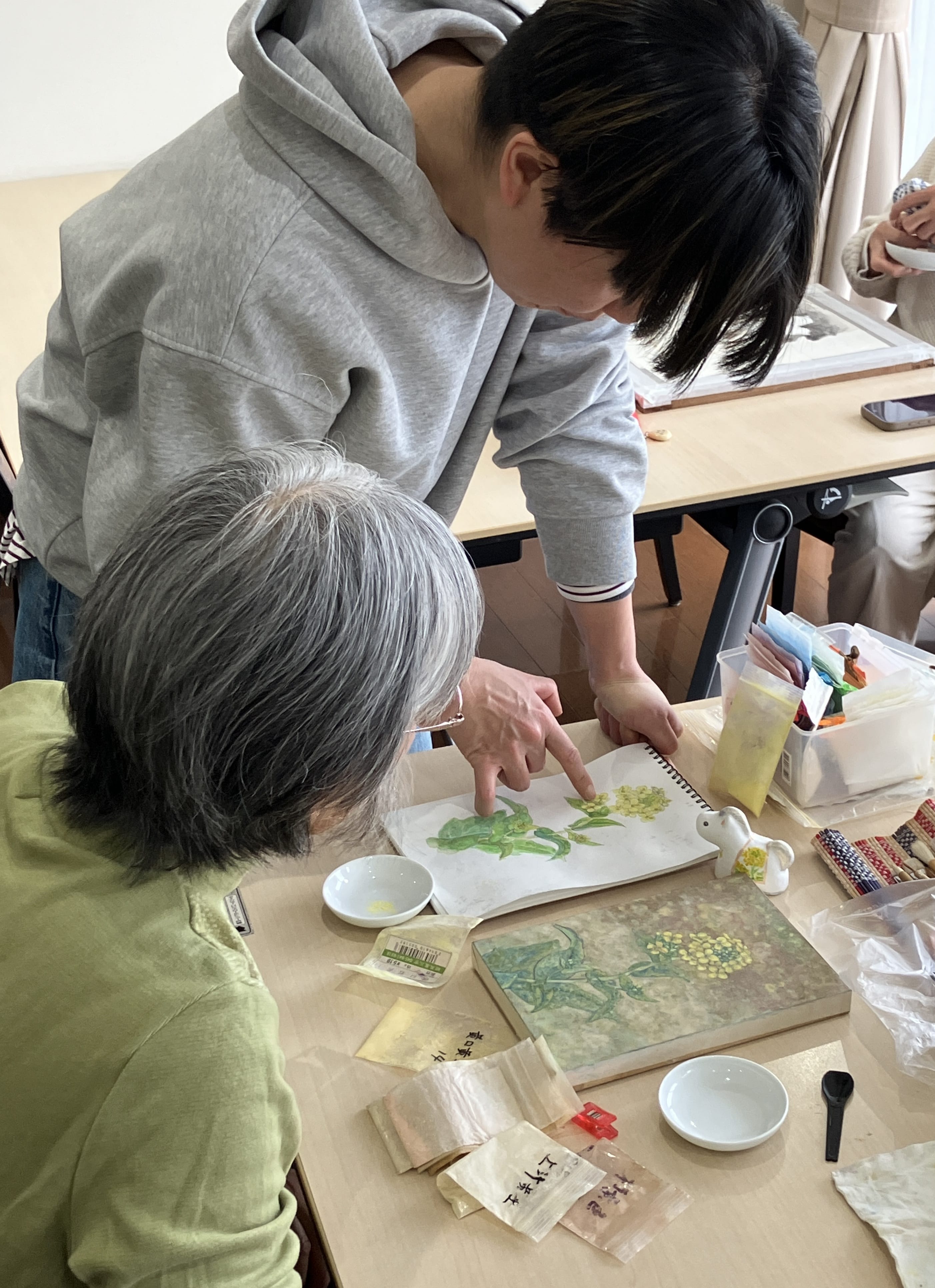 日本画教室（年間クラス・全22回） 火曜（第２・４火曜）クラス