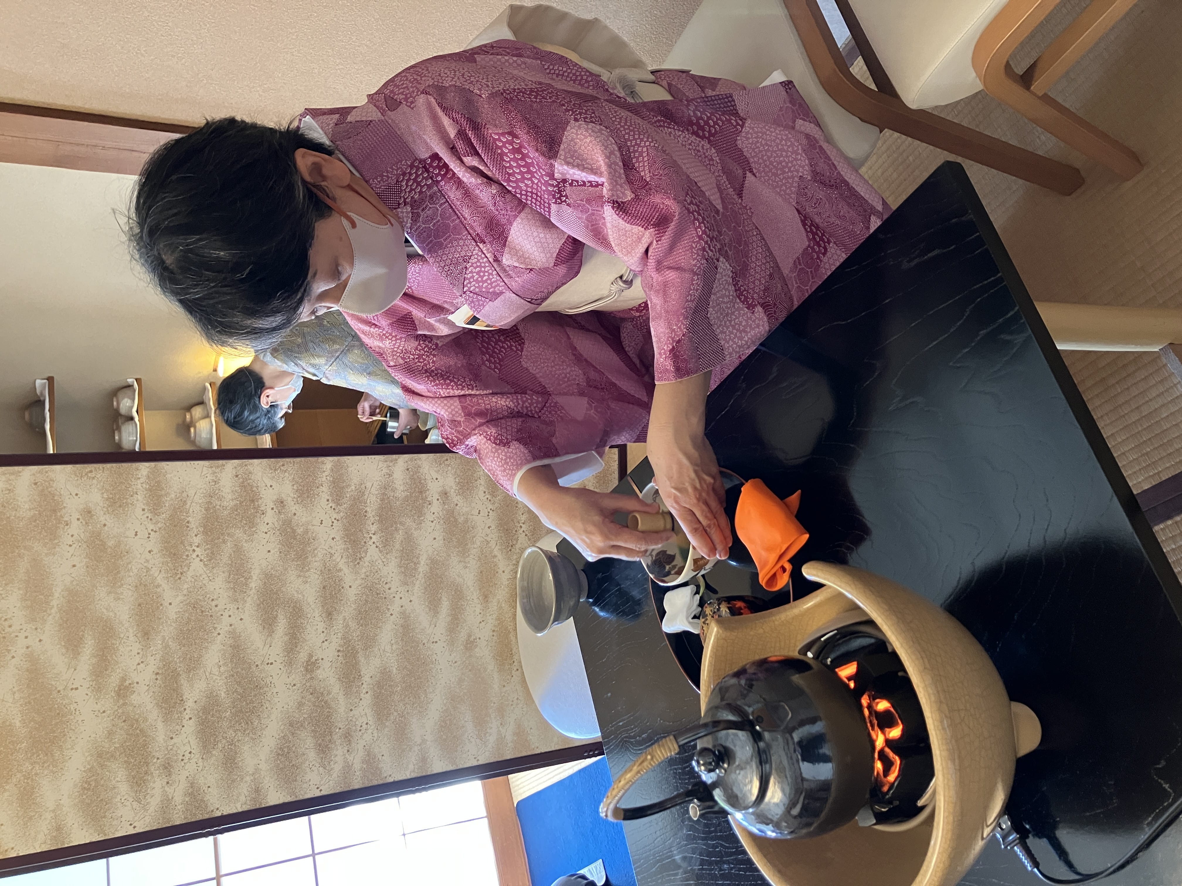 山居の呈茶会