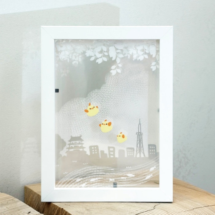 中川運河コラボ限定グッズ②重ね絵アート