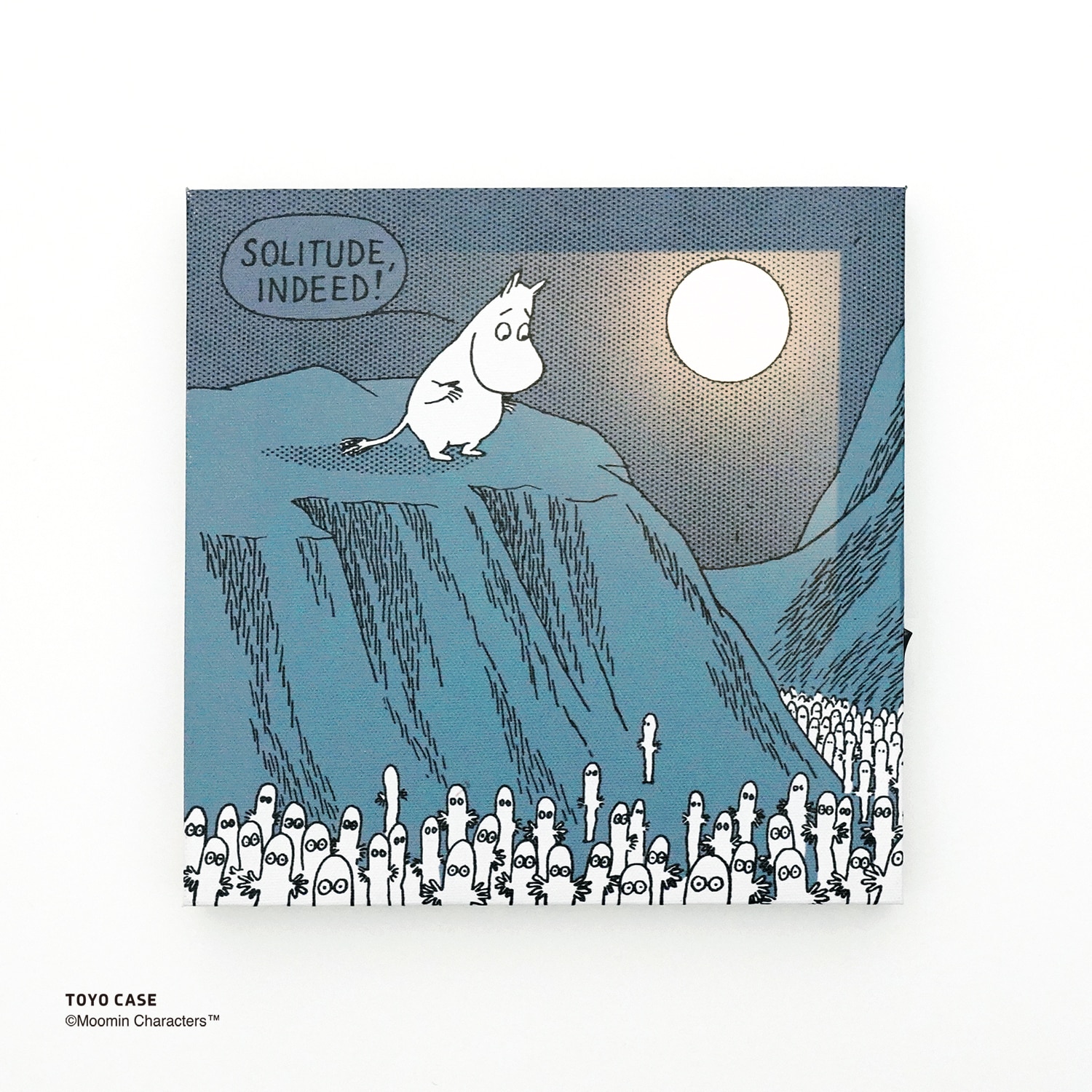 LEDキャンバスアートムーミンシリーズ　BLUE BLUE