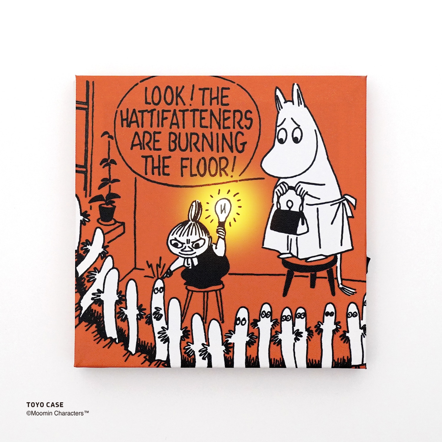 LEDキャンバスアートムーミンシリーズ　RED RED