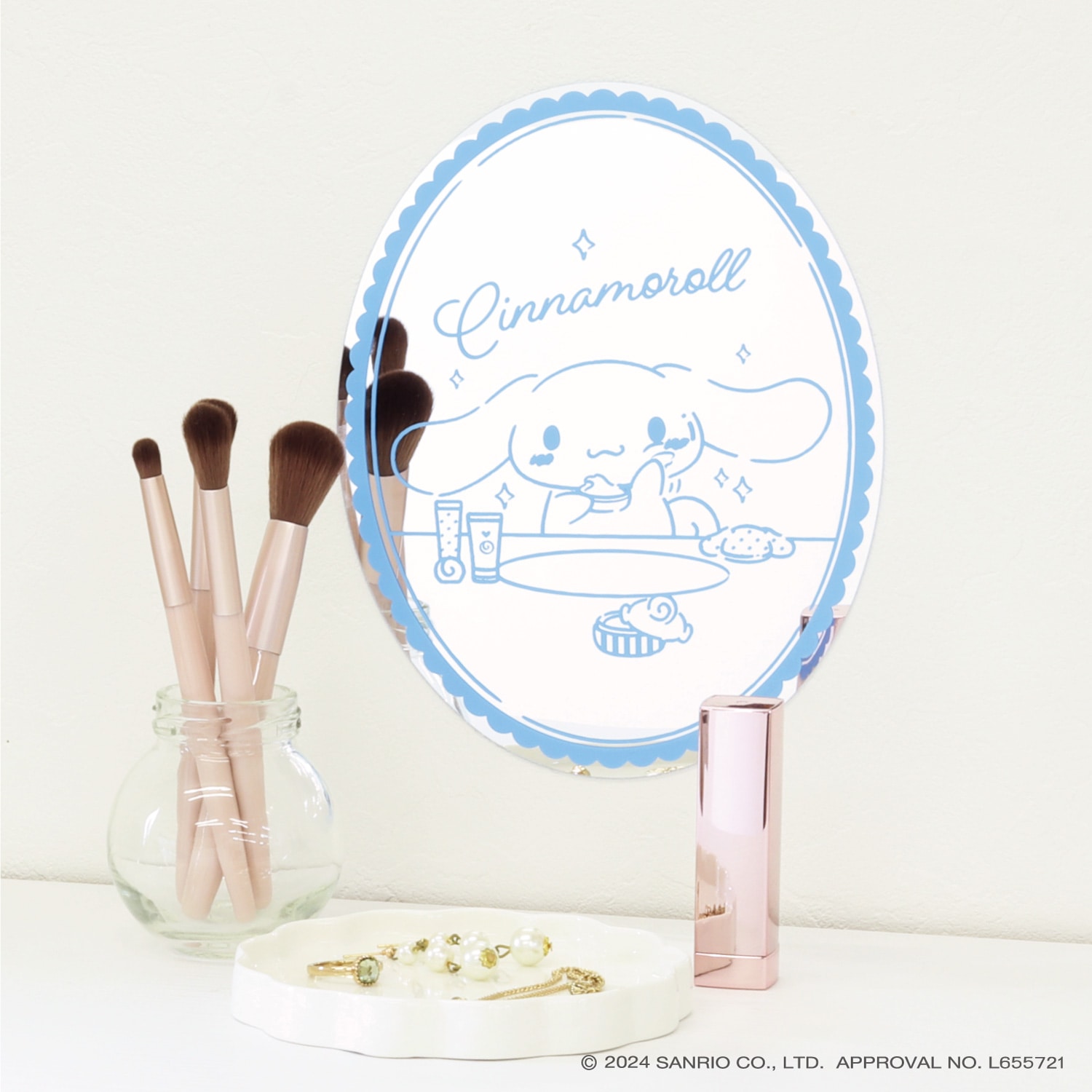 サンリオキャラクターズ ココニモミラー シナモロール シナモロール