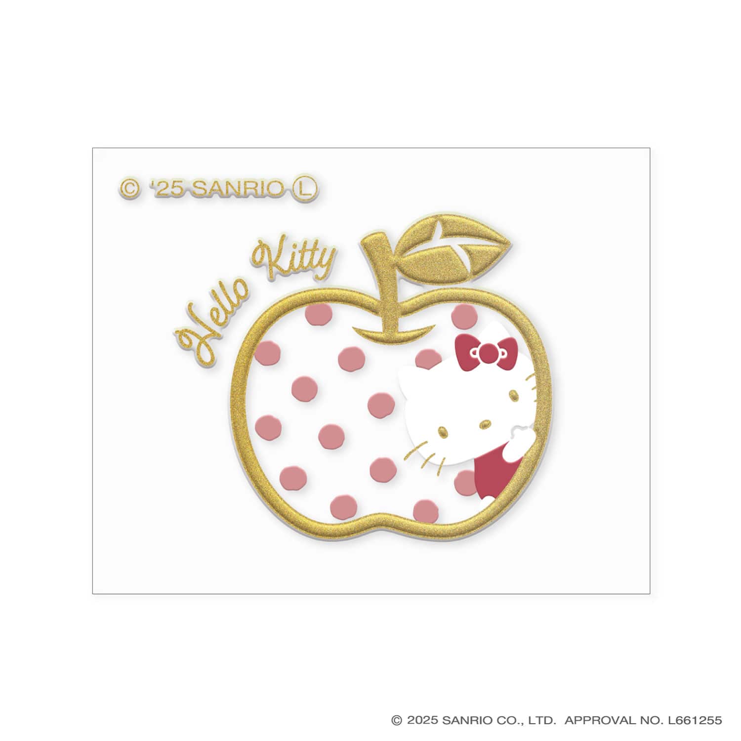 サンリオキャラクターズ　蒔絵ステッカー ハローキティ ハローキティ