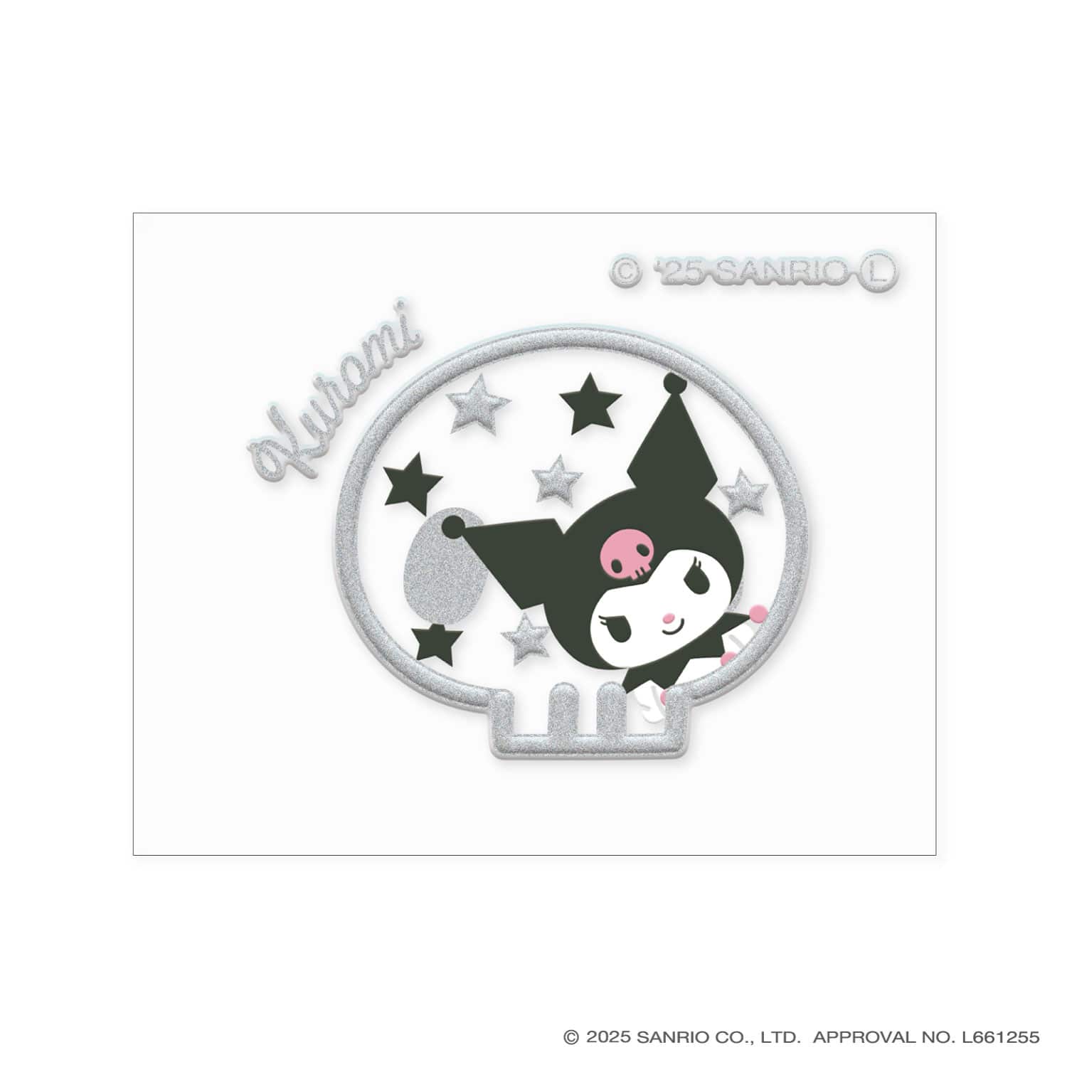 サンリオキャラクターズ　蒔絵ステッカー クロミ クロミ