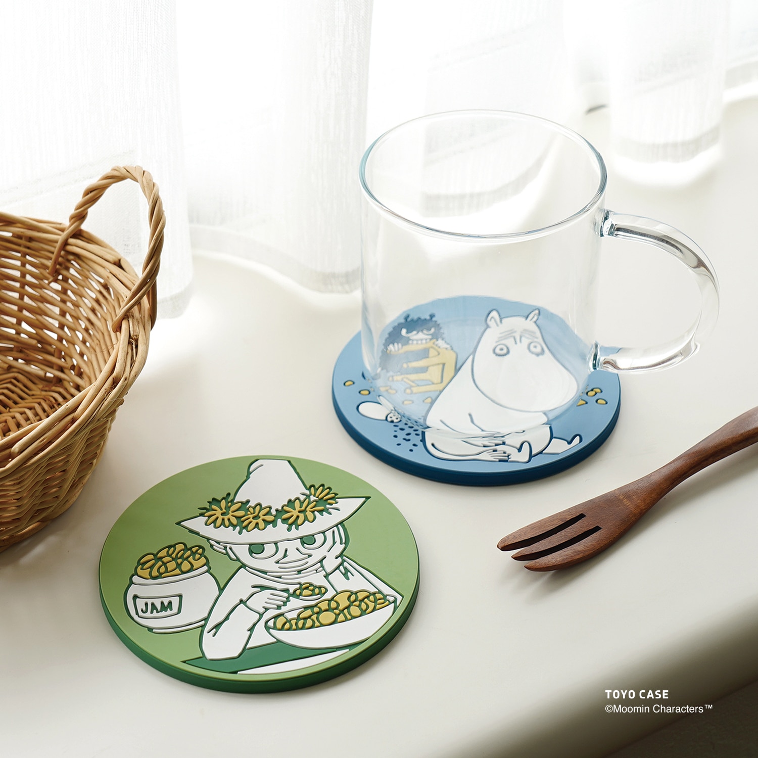 コースターマグネットムーミンシリーズ　スナフキン スナフキン