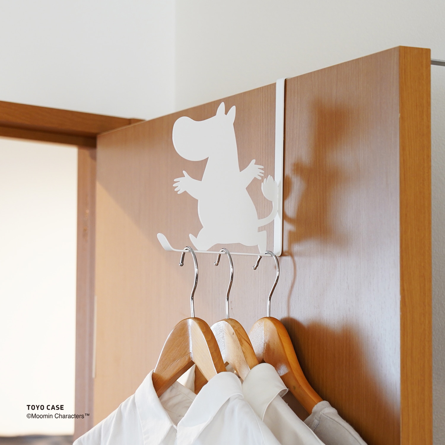 ムーミンシリーズドアフック　ホワイト　ムーミン ムーミン