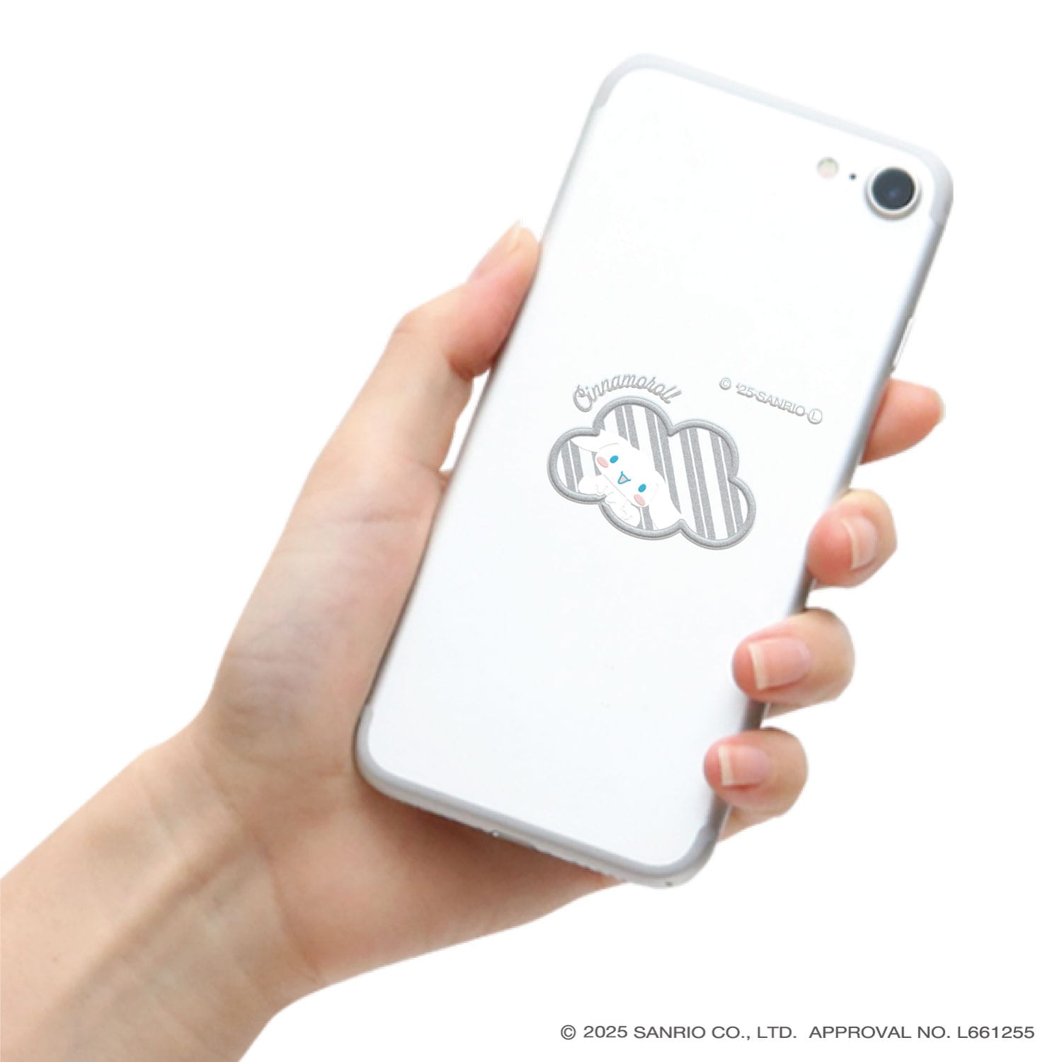 サンリオキャラクターズ　蒔絵ステッカー シナモロール シナモロール