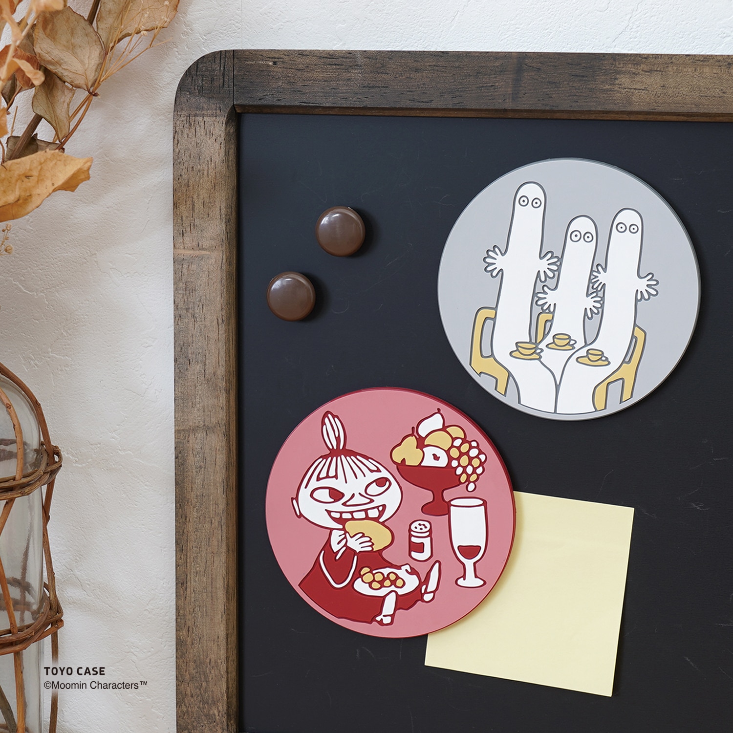 コースターマグネットムーミンシリーズ　ニョロニョロ ニョロニョロ