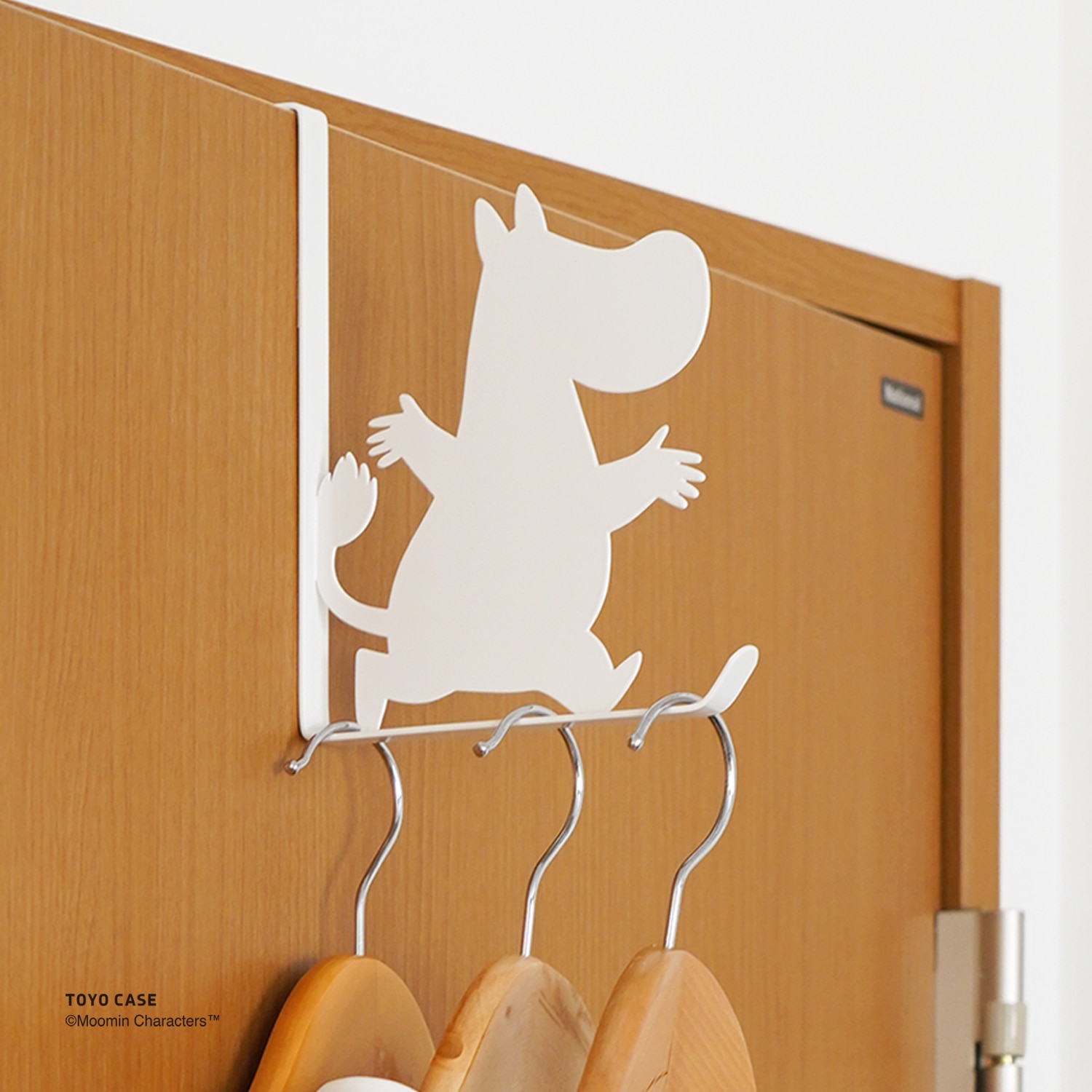 ムーミンシリーズドアフック　ホワイト　ムーミン ムーミン