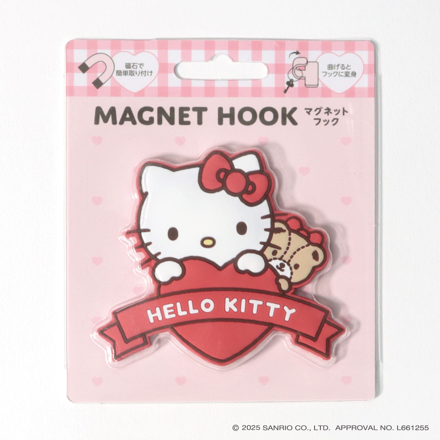 サンリオキャラクターズ マグネットフック　ハローキティ ハローキティ