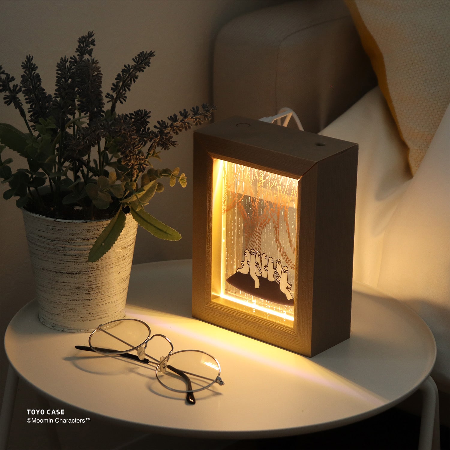 加湿器Frameムーミン　ニョロニョロ＆スナフキンセット ニョロニョロ＆スナフキンセット