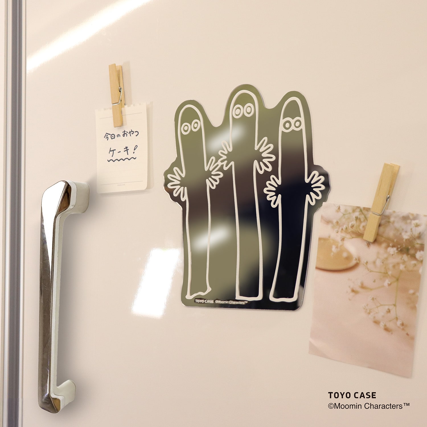 ダイカットスタンドミラー ムーミンシリーズ 01 ニョロニョロ ニョロニョロ