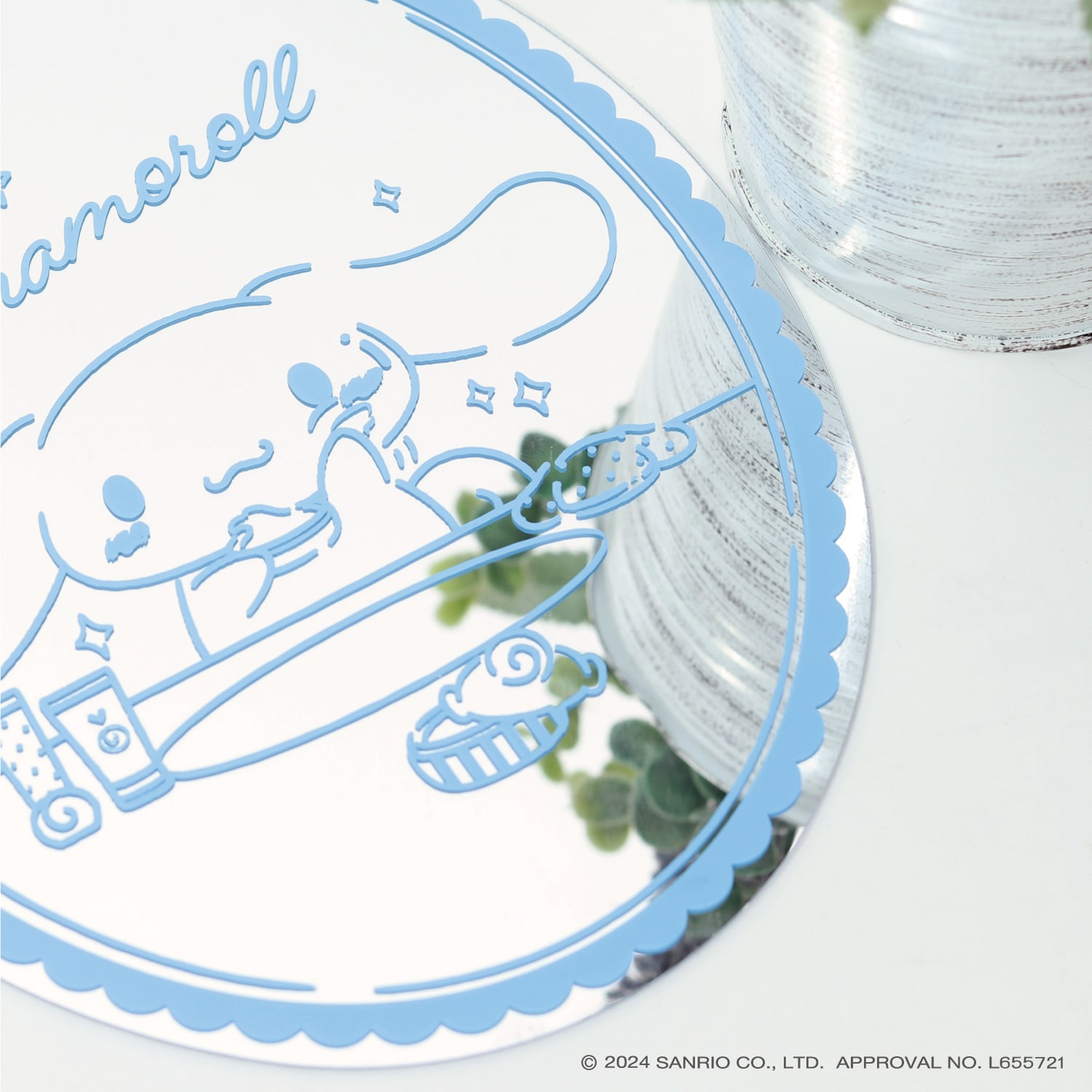 サンリオキャラクターズ ココニモミラー シナモロール シナモロール