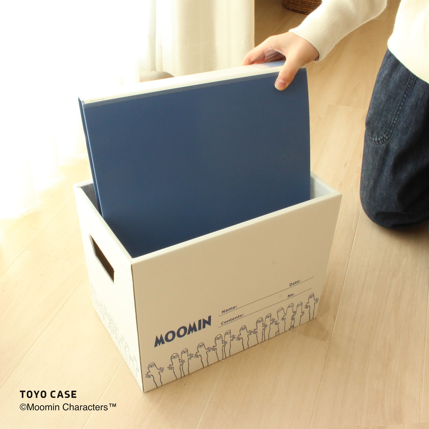 スローイングボックスハーフ ムーミンシリーズ 01 ニョロニョロ ニョロニョロ