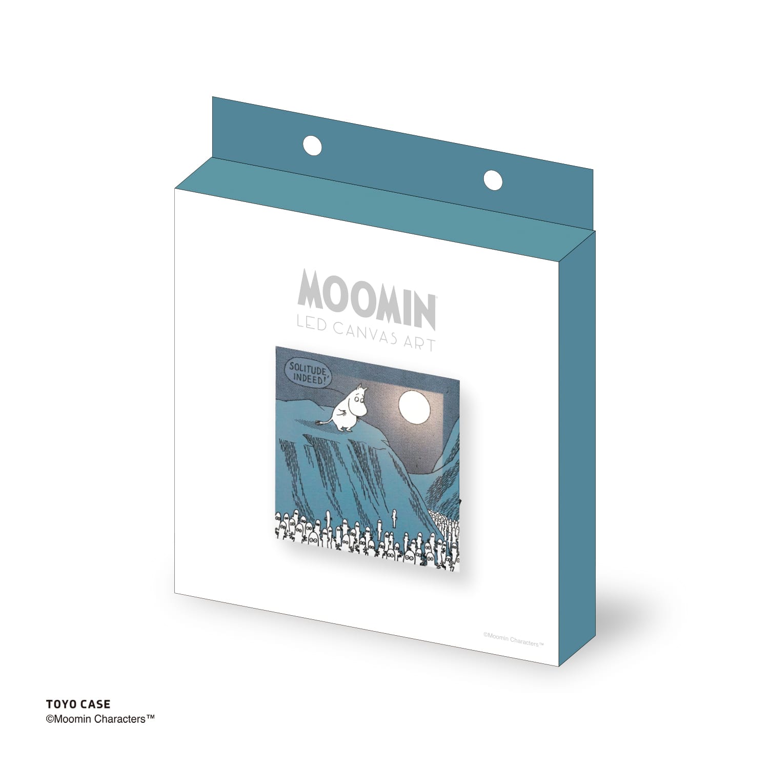 LEDキャンバスアートムーミンシリーズ　BLUE BLUE