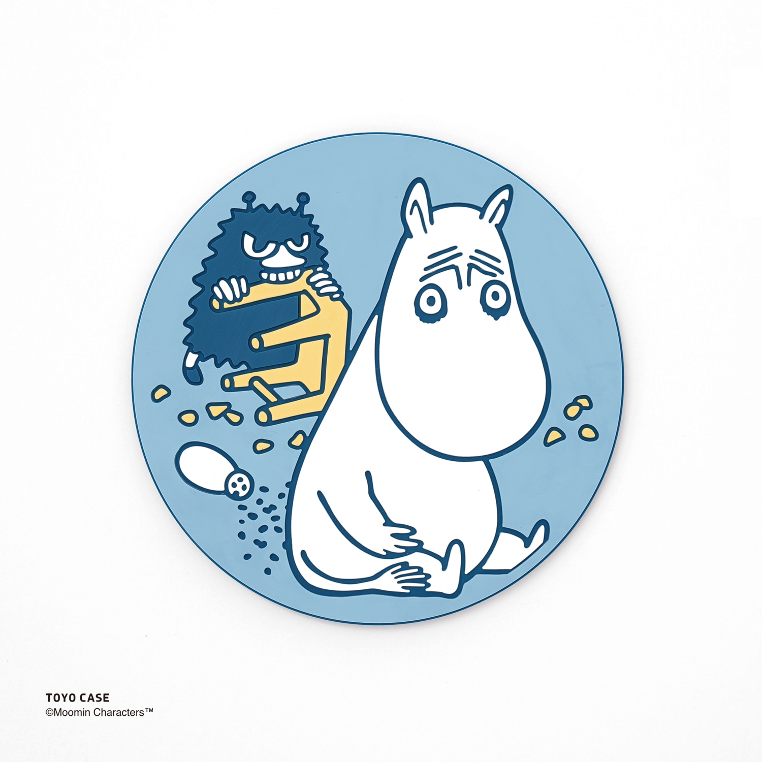 CRAFT KYOTO】コースターマグネットムーミンシリーズ ムーミン