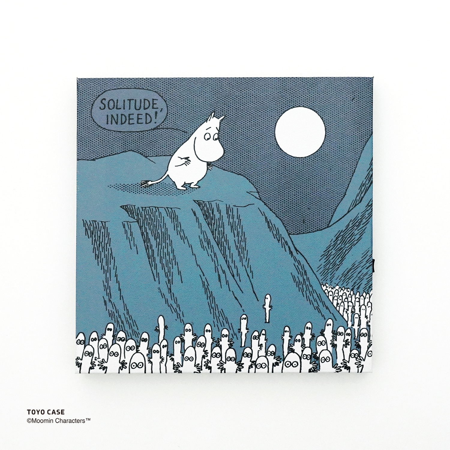 LEDキャンバスアートムーミンシリーズ　BLUE BLUE