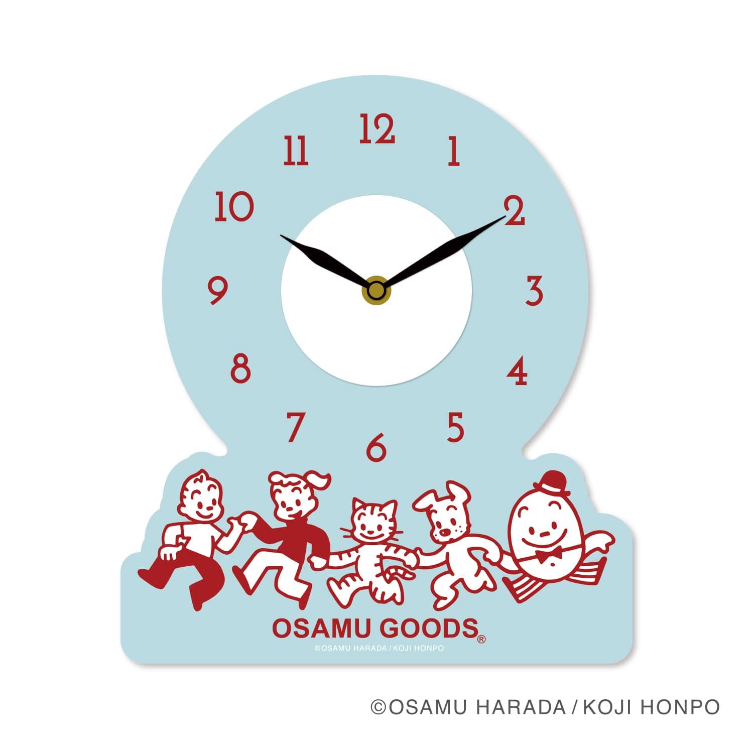 OSAMU GOODS ウォールクロックステッカー 02 ミントグリーン ミントグリーン