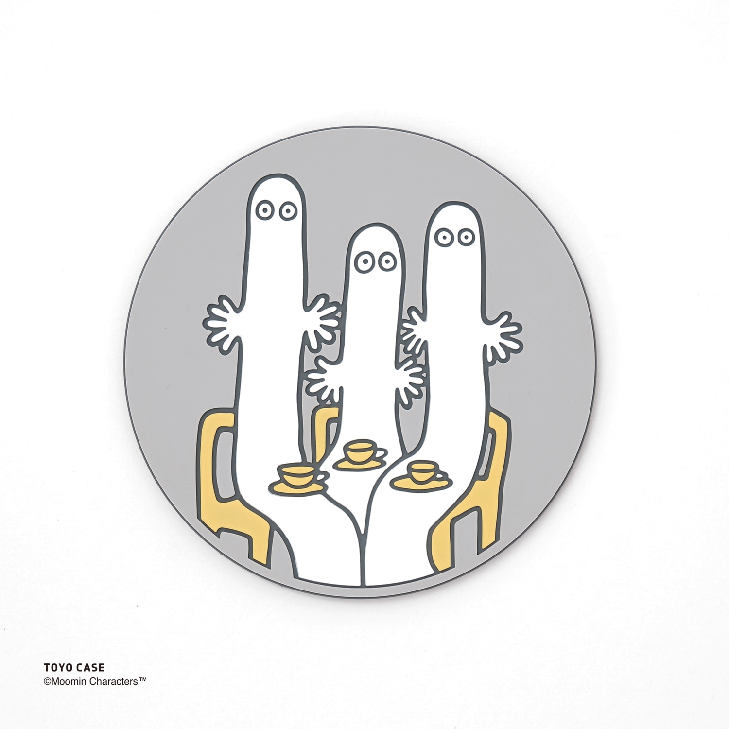 コースターマグネットムーミンシリーズ　ニョロニョロ