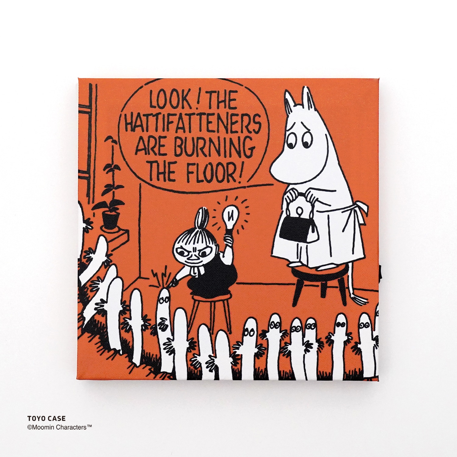 LEDキャンバスアートムーミンシリーズ　RED