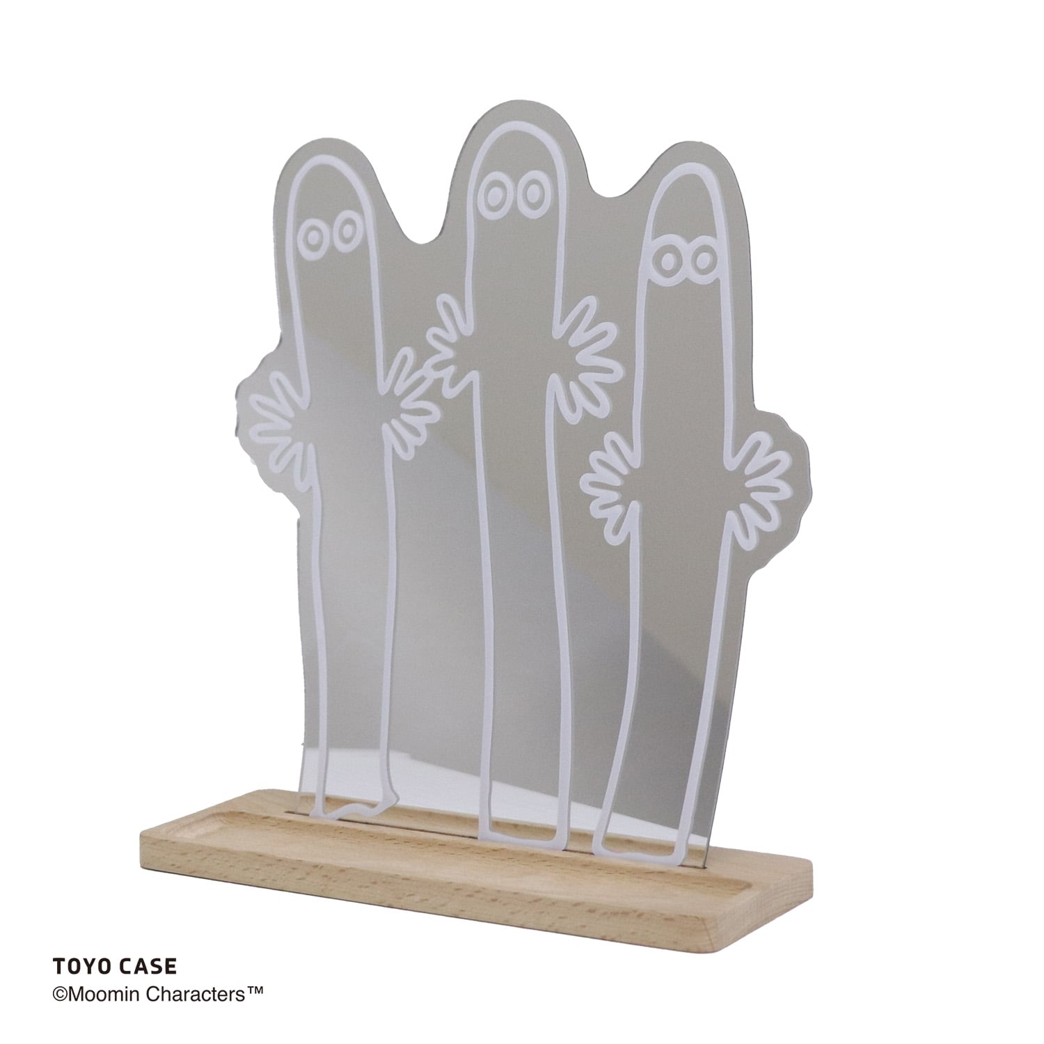 ダイカットスタンドミラー ムーミンシリーズ 01 ニョロニョロ