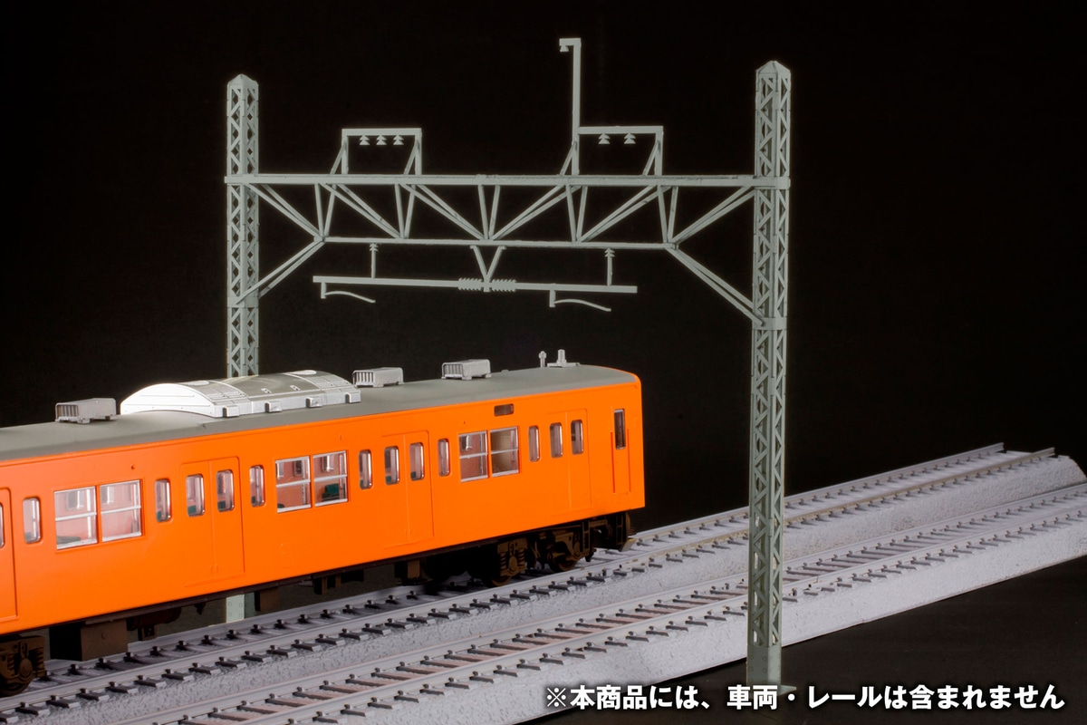 1/80ペーパーキット 架線柱（グレー） グレー