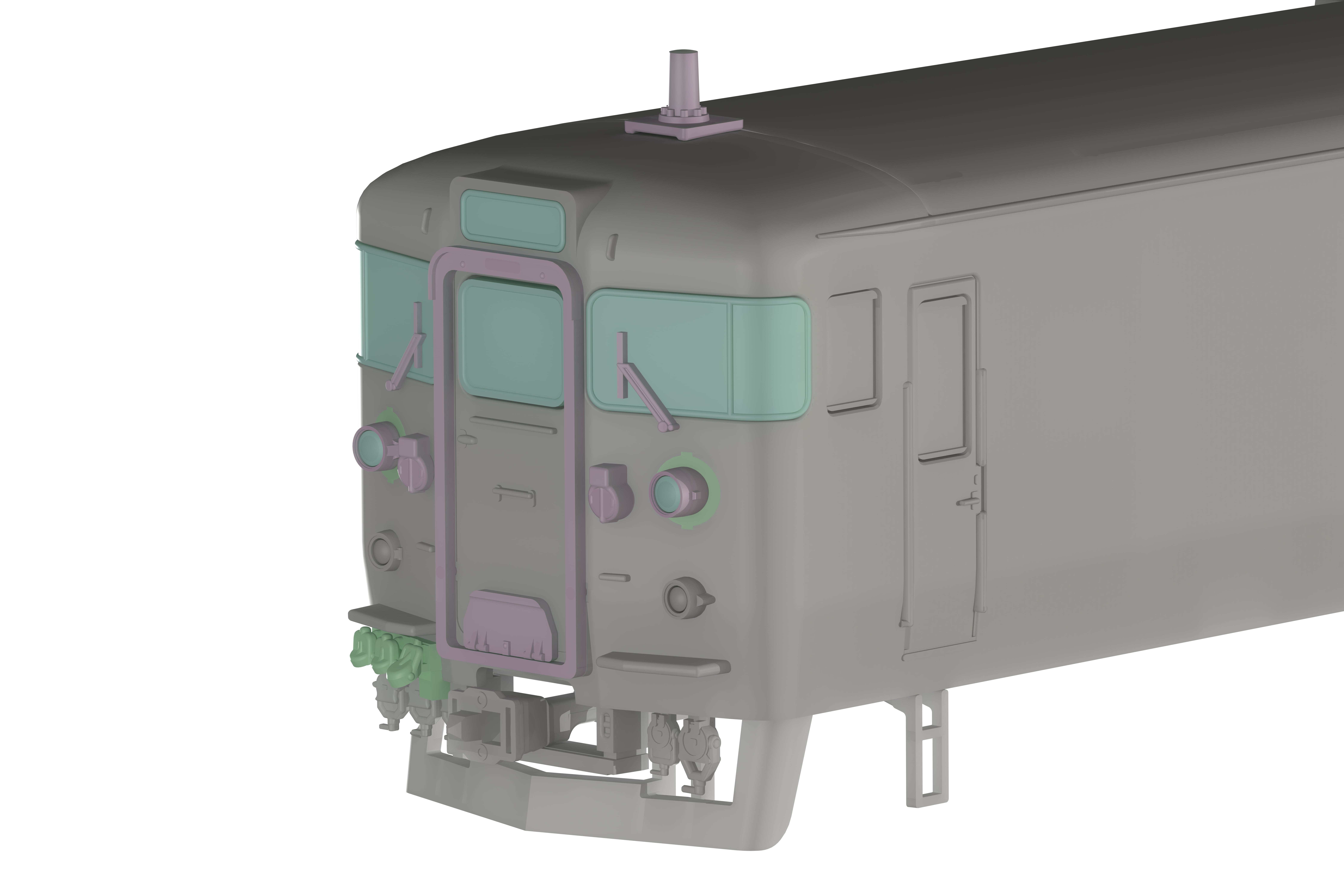 急行・近郊型用シールドビーム・鉄仮面化パーツセット【6月発売予定】