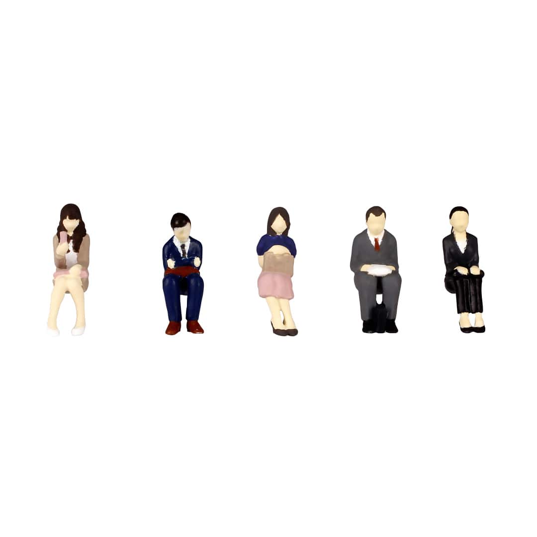 1/80超ミニフィギュア3 あの日の会社員セット