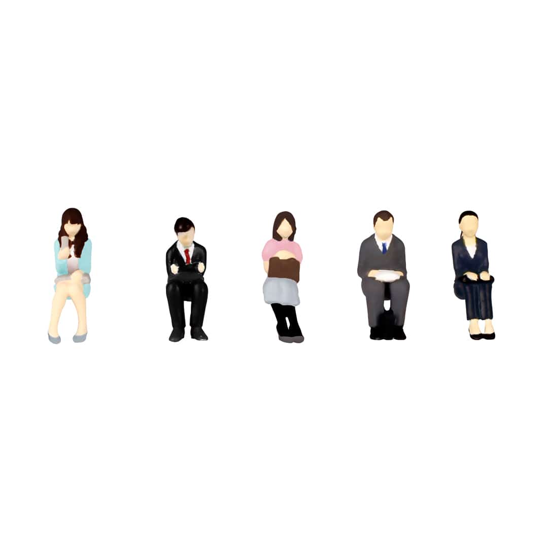 1/80超ミニフィギュア9 あの日の会社員セット2