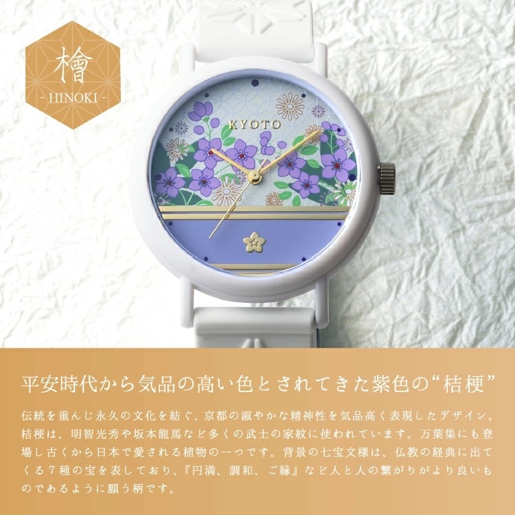 着物(京都シリーズ) フレグランスウォッチ KAORU ひのきの香り 着物/ホワイト(檜の香り)