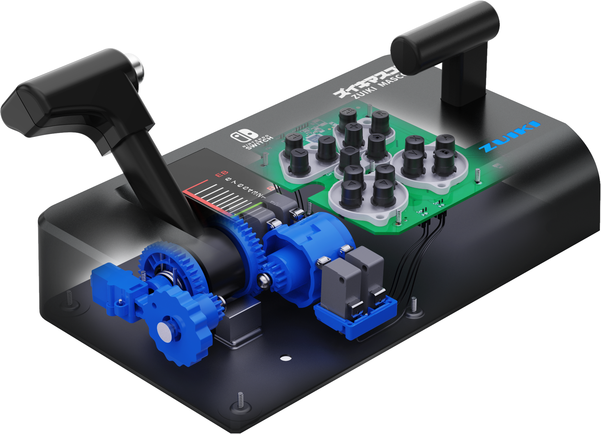 セット販売!ズイキマスコン for Nintendo Switch BLACK+鉄道にっぽん! RealPro 特急ロマンスカー! 小田急電鉄編