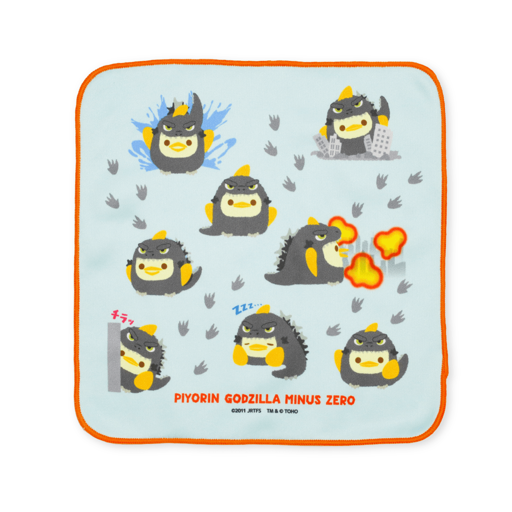PIYORIN GODZILLA MINUS ZERO タオルハンカチ