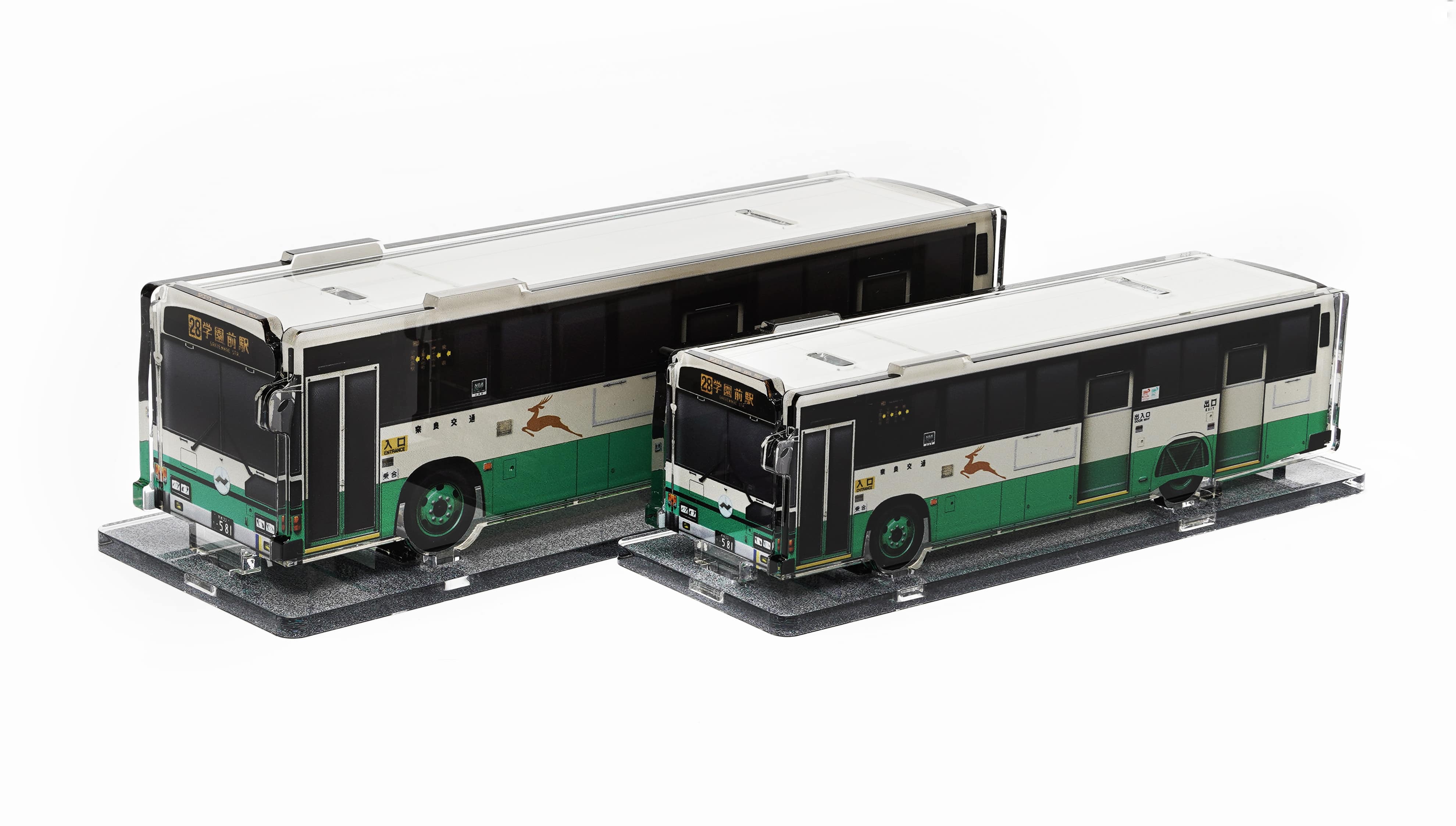 ARASHI バスモデル 3Dアクバス】奈良交通 日野ブルーリボン581号車（小型）: acphoto｜JR