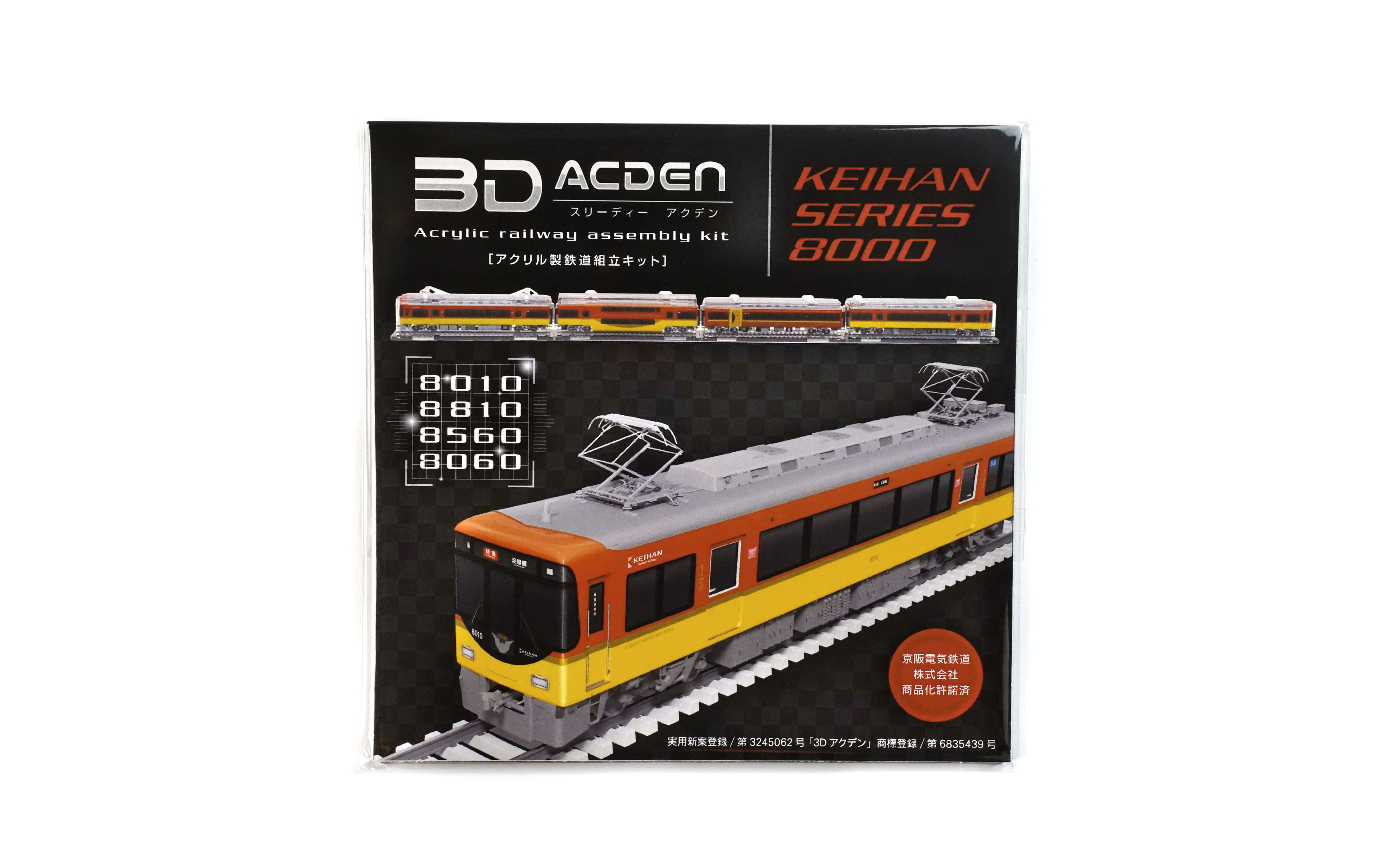 【3Dアクデン】京阪8000系4両セット