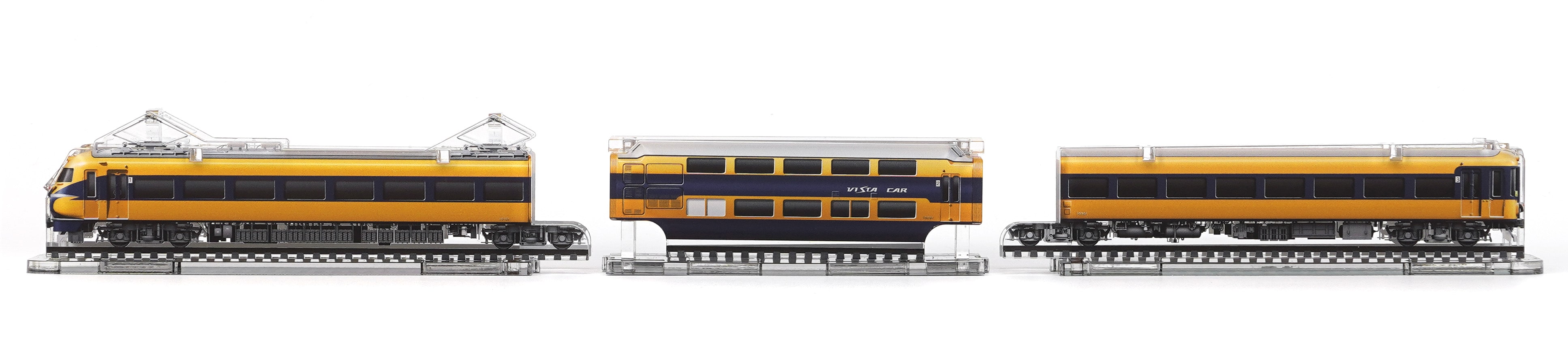 【3Dアクデン】近鉄　10100系新ビスタカーA編成　３両セット