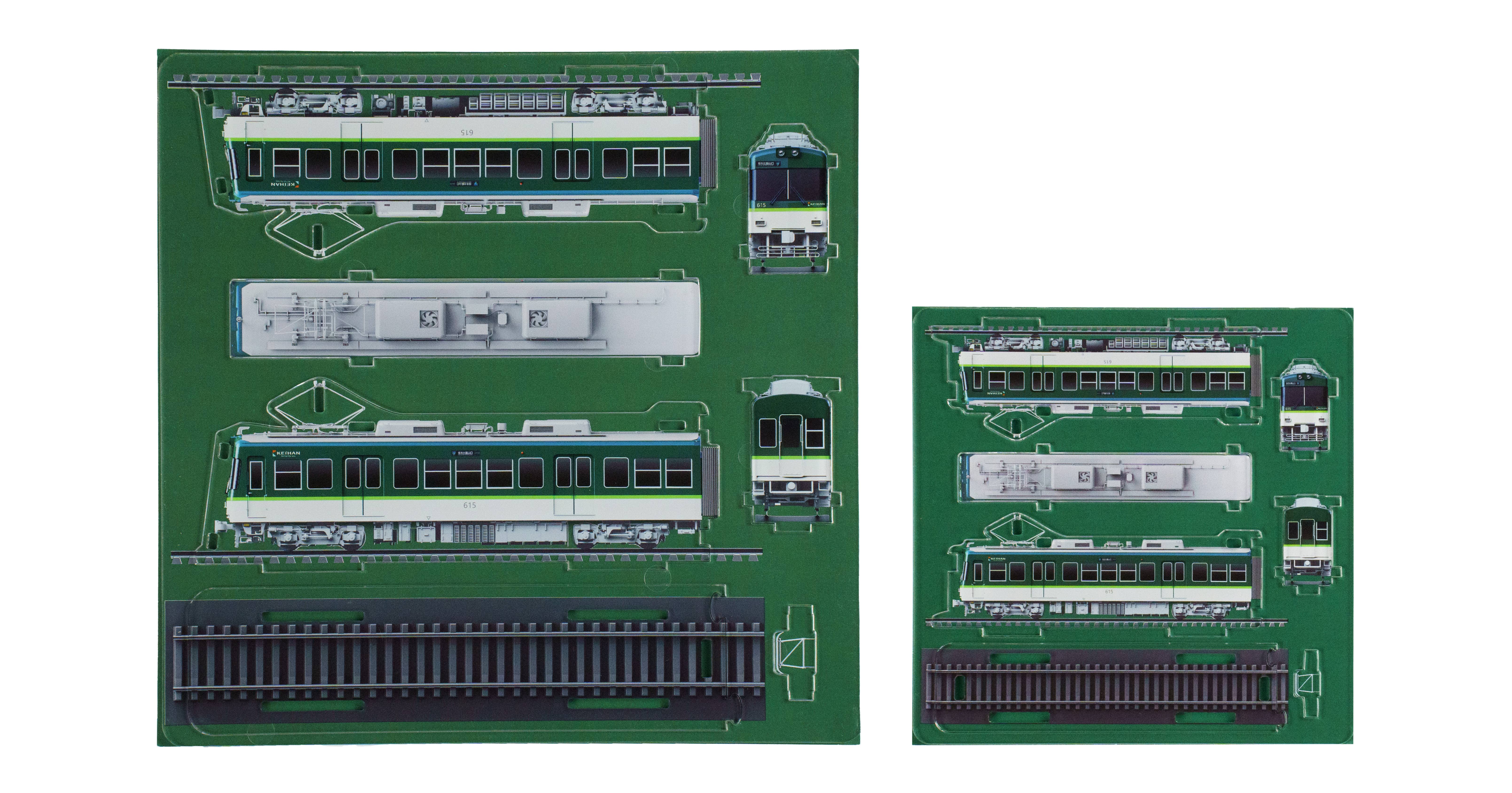 【3Dアクデン】京阪600形中型615・616号車セット