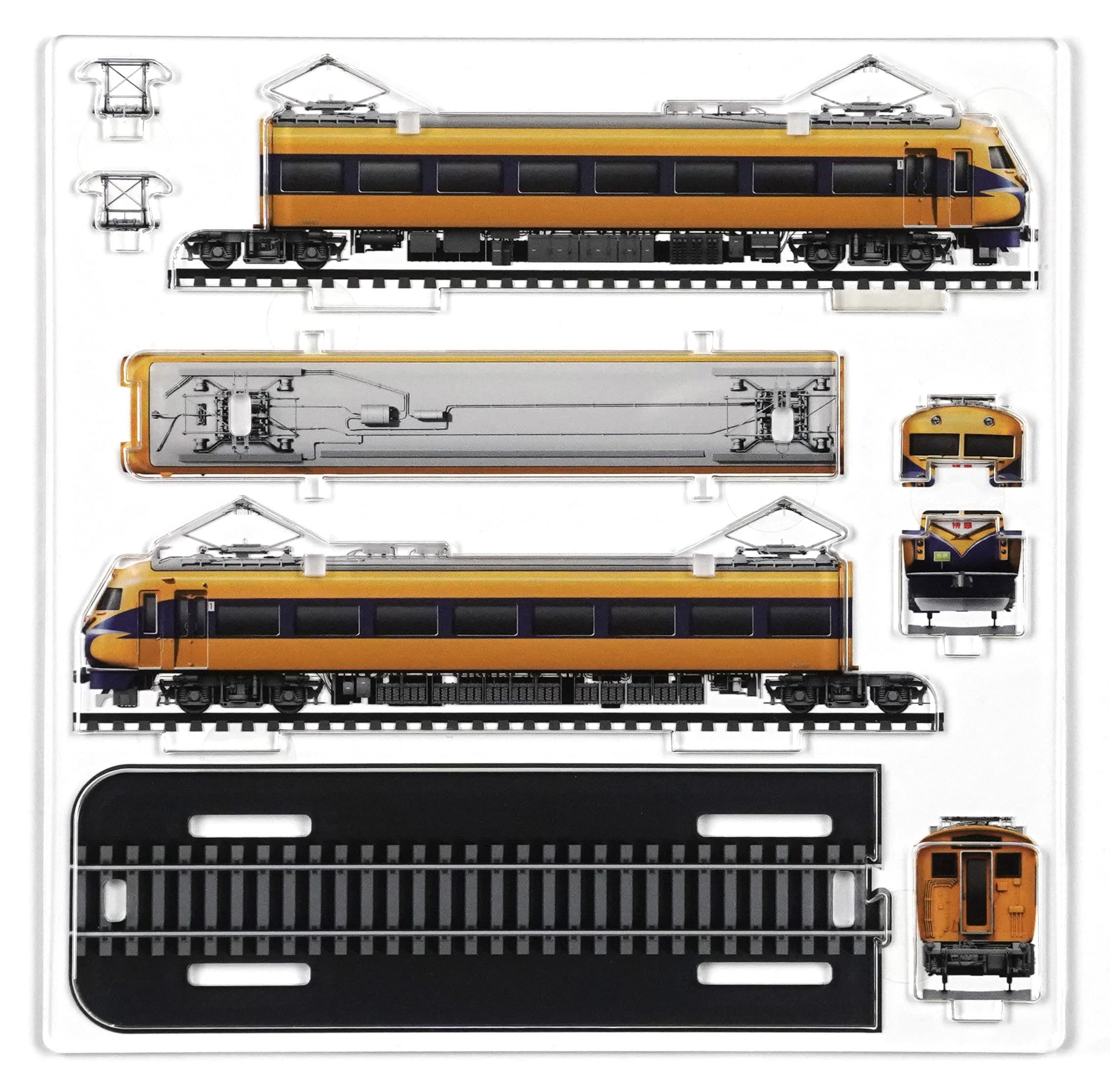 【3Dアクデン】近鉄　10100系新ビスタカーA編成　３両セット