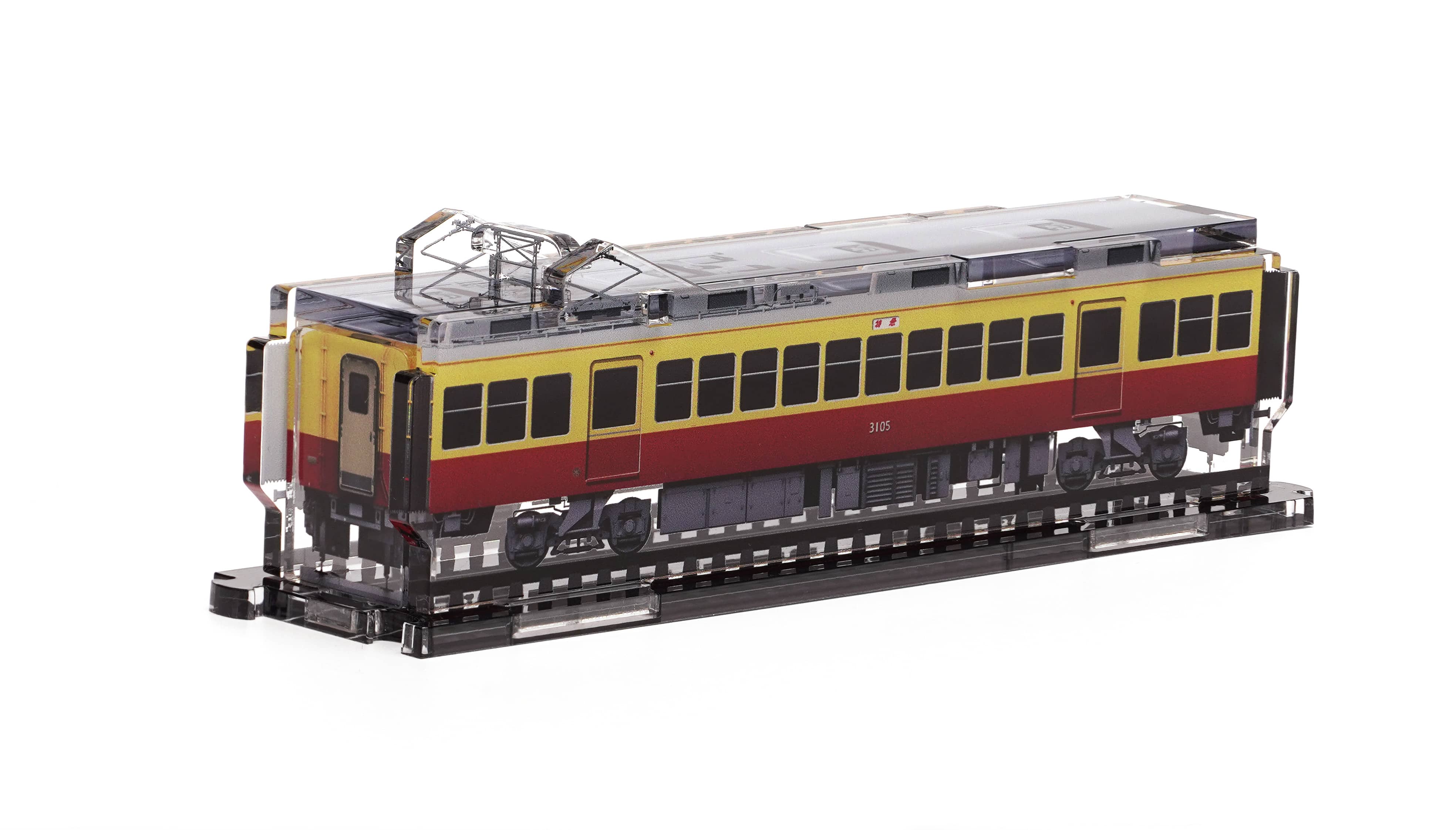 【3Dアクデン】京阪旧3000系（中間車両）3105号車