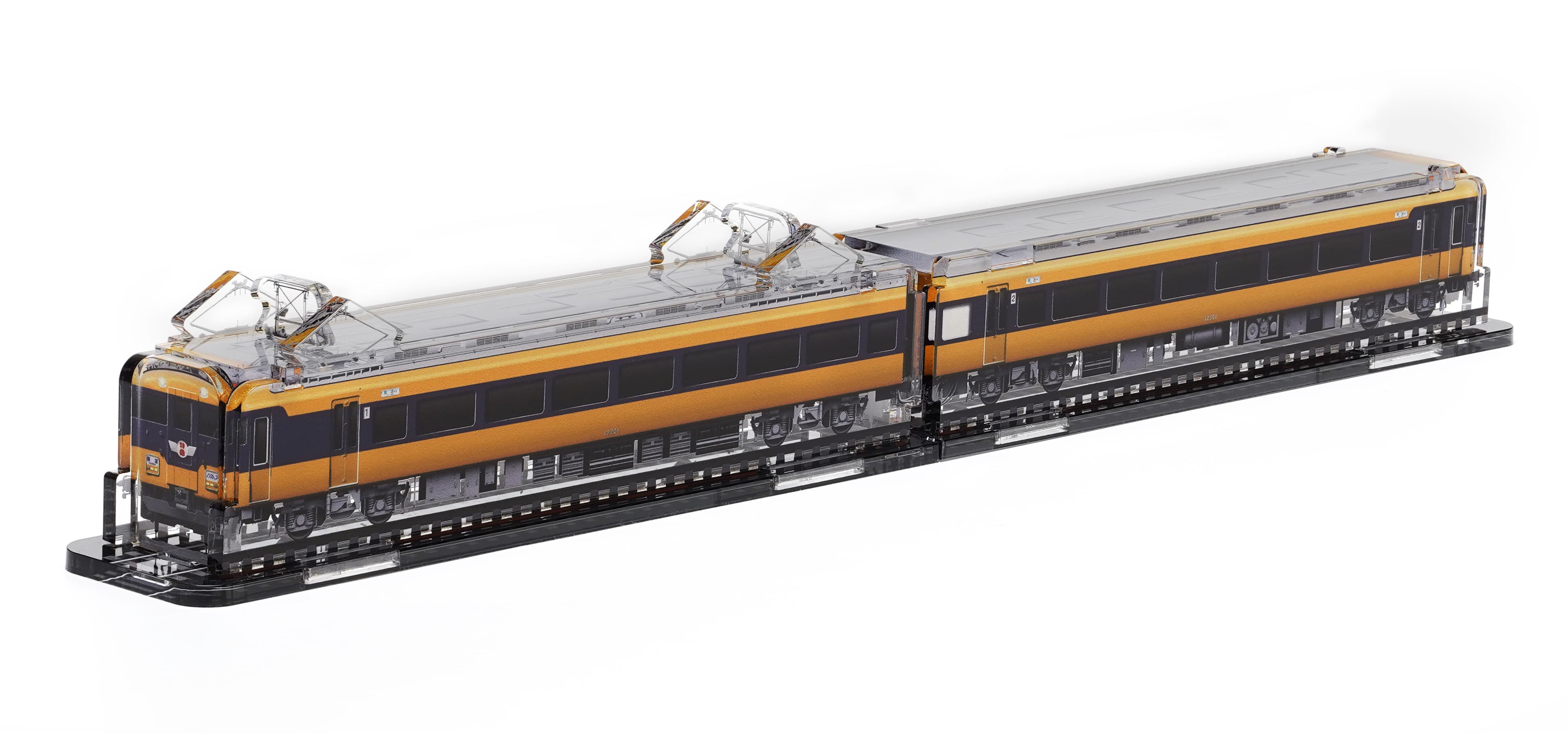 日車単端　モデル8 2軸キット 3Dアクデン】近鉄12200系 2両セット 12201・12301号車: acphoto｜JR