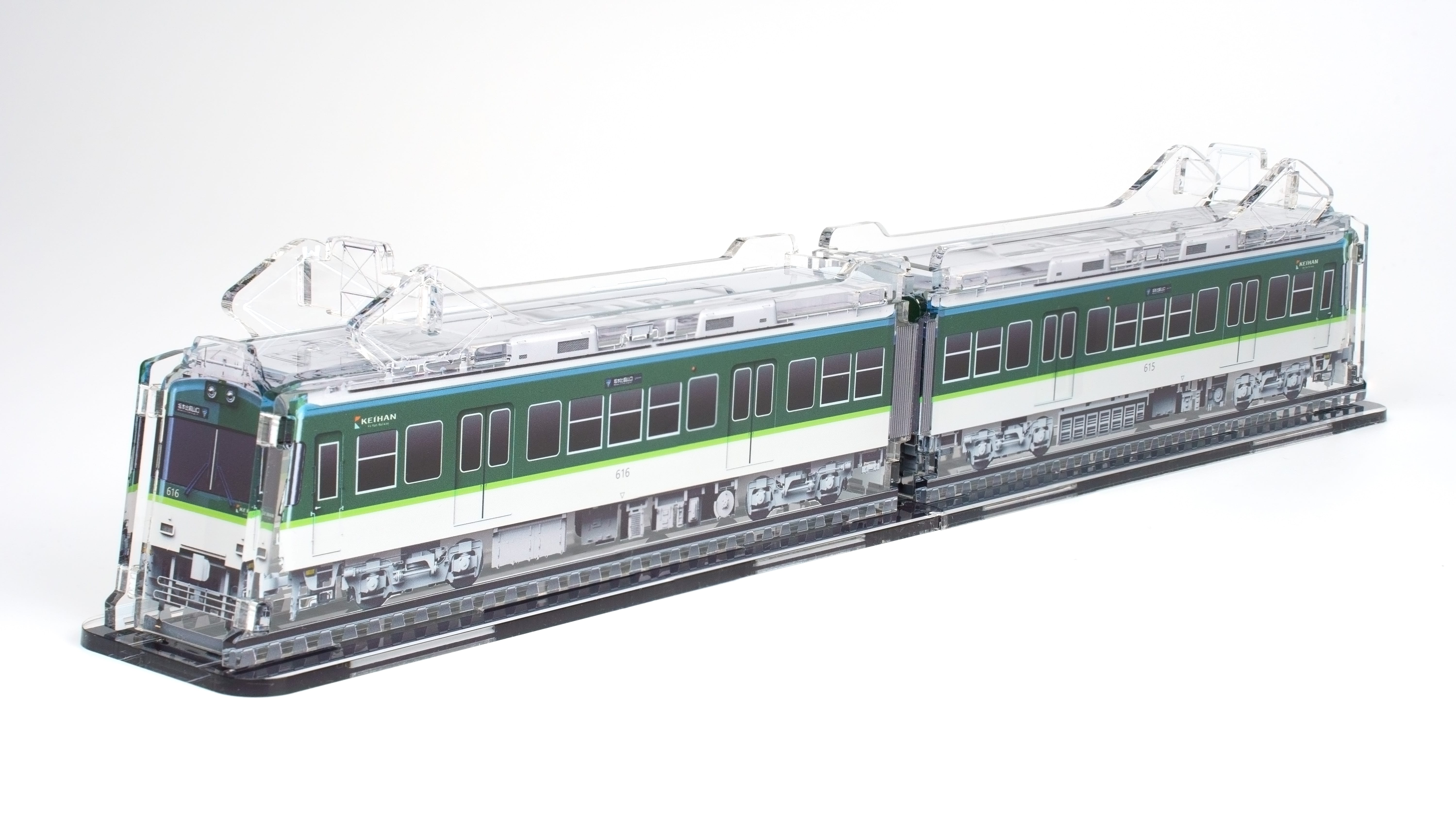 【3Dアクデン】京阪600形中型615・616号車セット