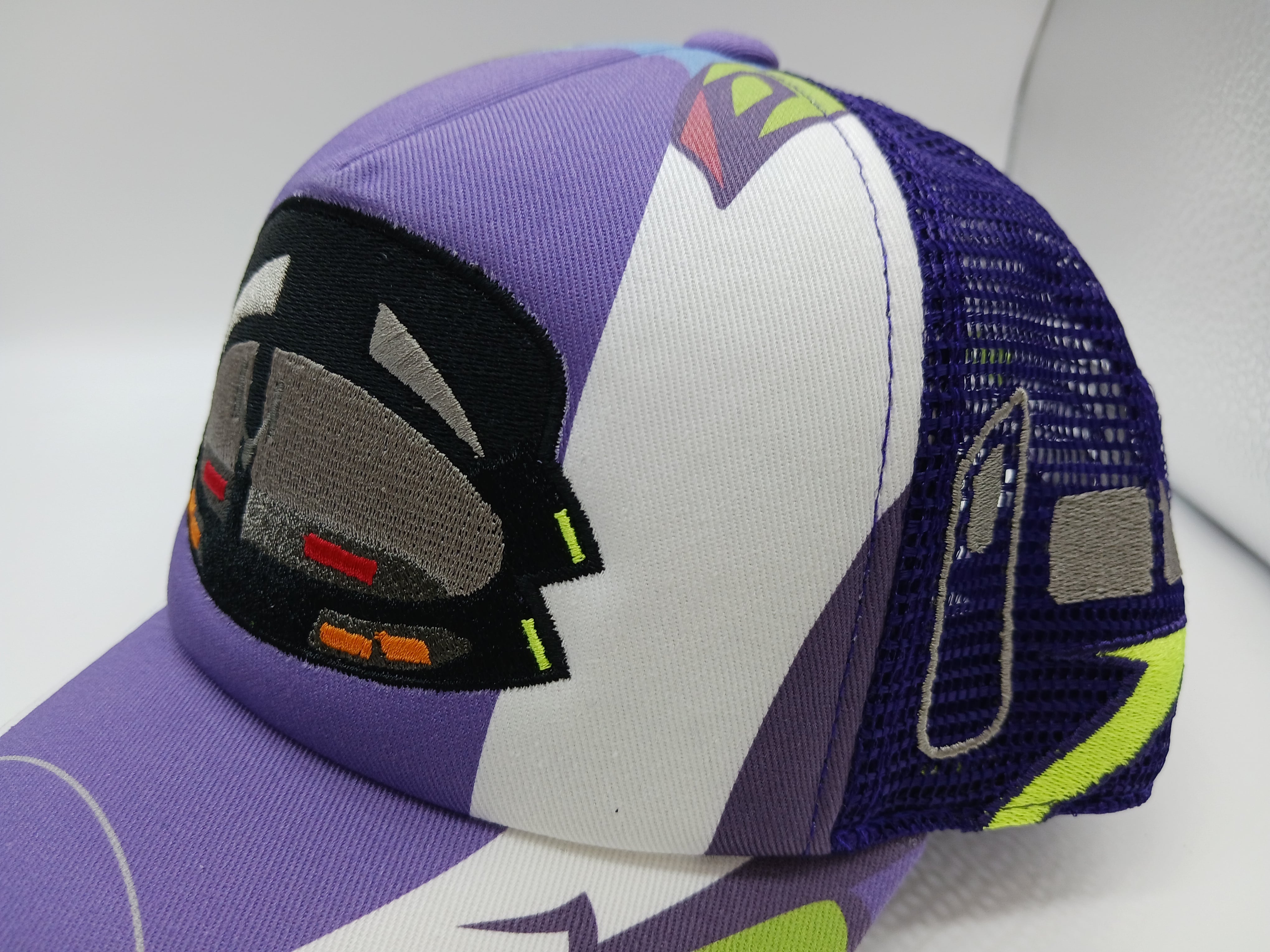 【キッズ用】新幹線　帽子（メッシュキャップ）エヴァンゲリオン新幹線500ＴＹＰＥ　ＥＶＡ  約53cm～56cm 調節可能