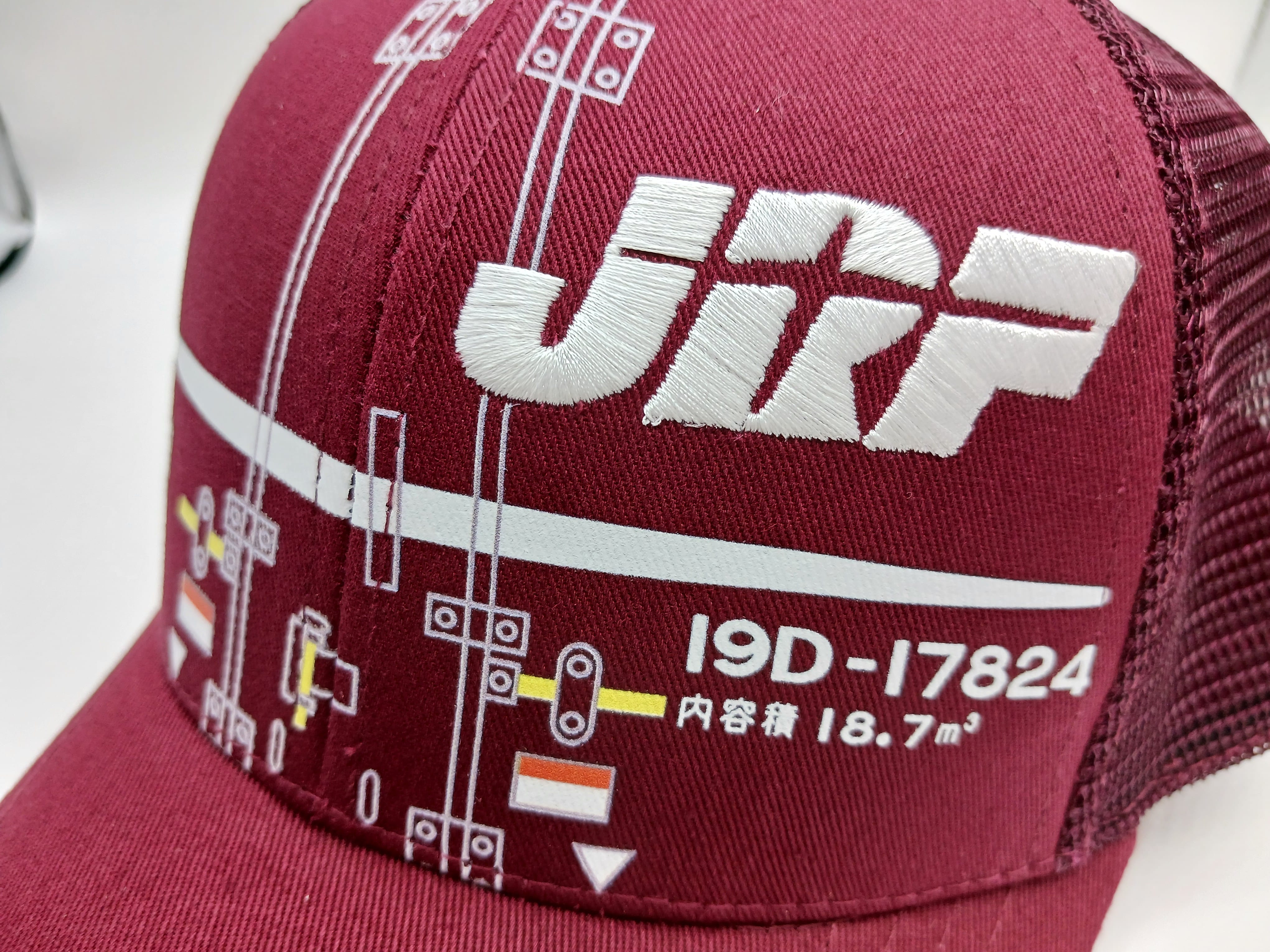 【キッズ用】JR貨物　帽子　１９D形式コンテナ  約53cm～56cm 調節可能