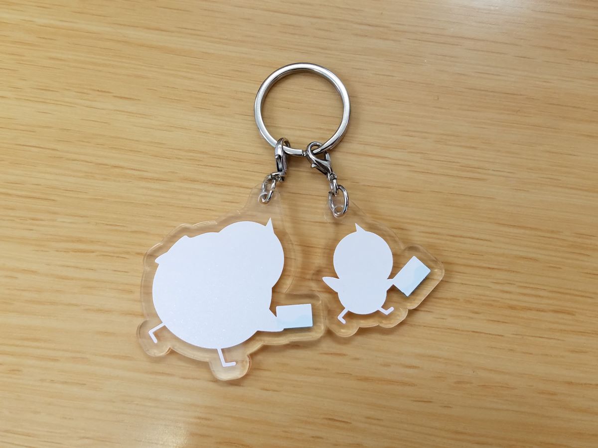 JR東海　TOICAのひよこ ２連アクリルキーホルダー