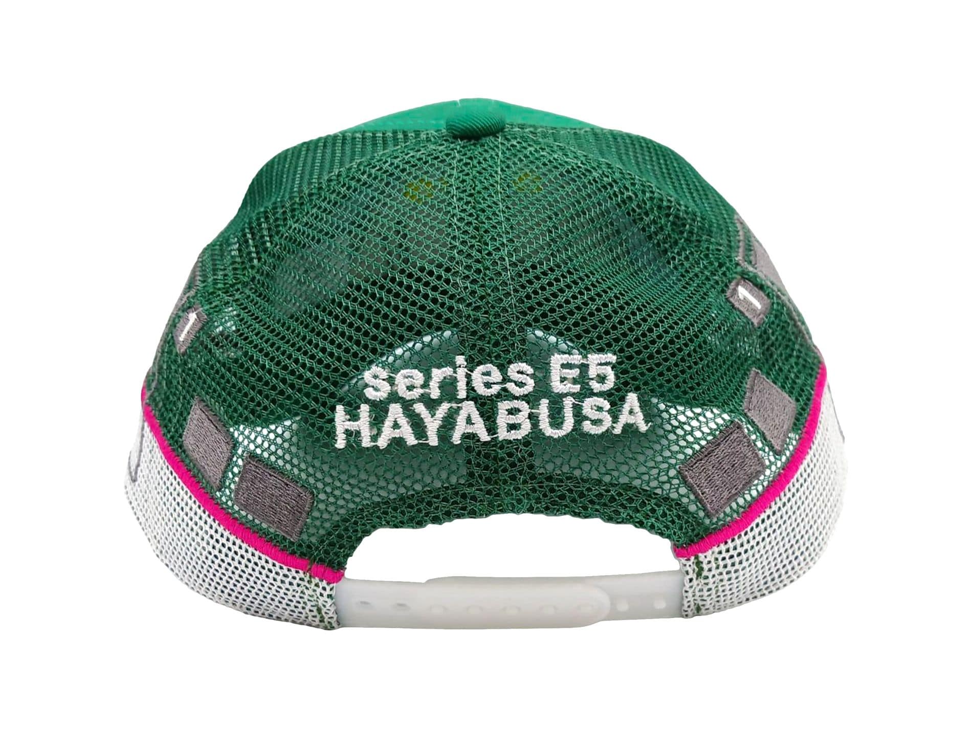 【キッズ用】新幹線　帽子
（メッシュキャップ）Ｅ５系 はやぶさ
約53cm～56cm 調節可能