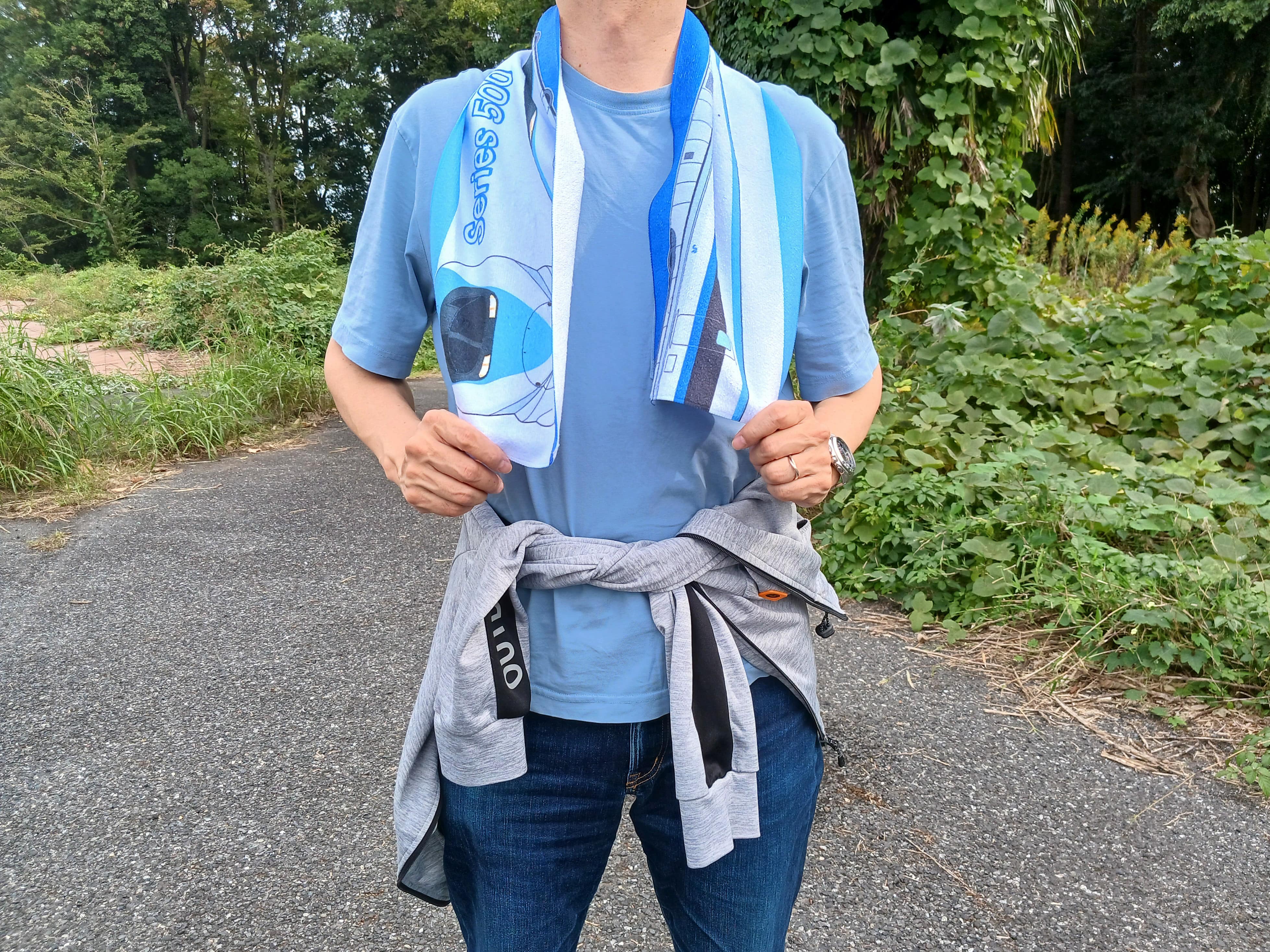 500系 新幹線 マフラータオル