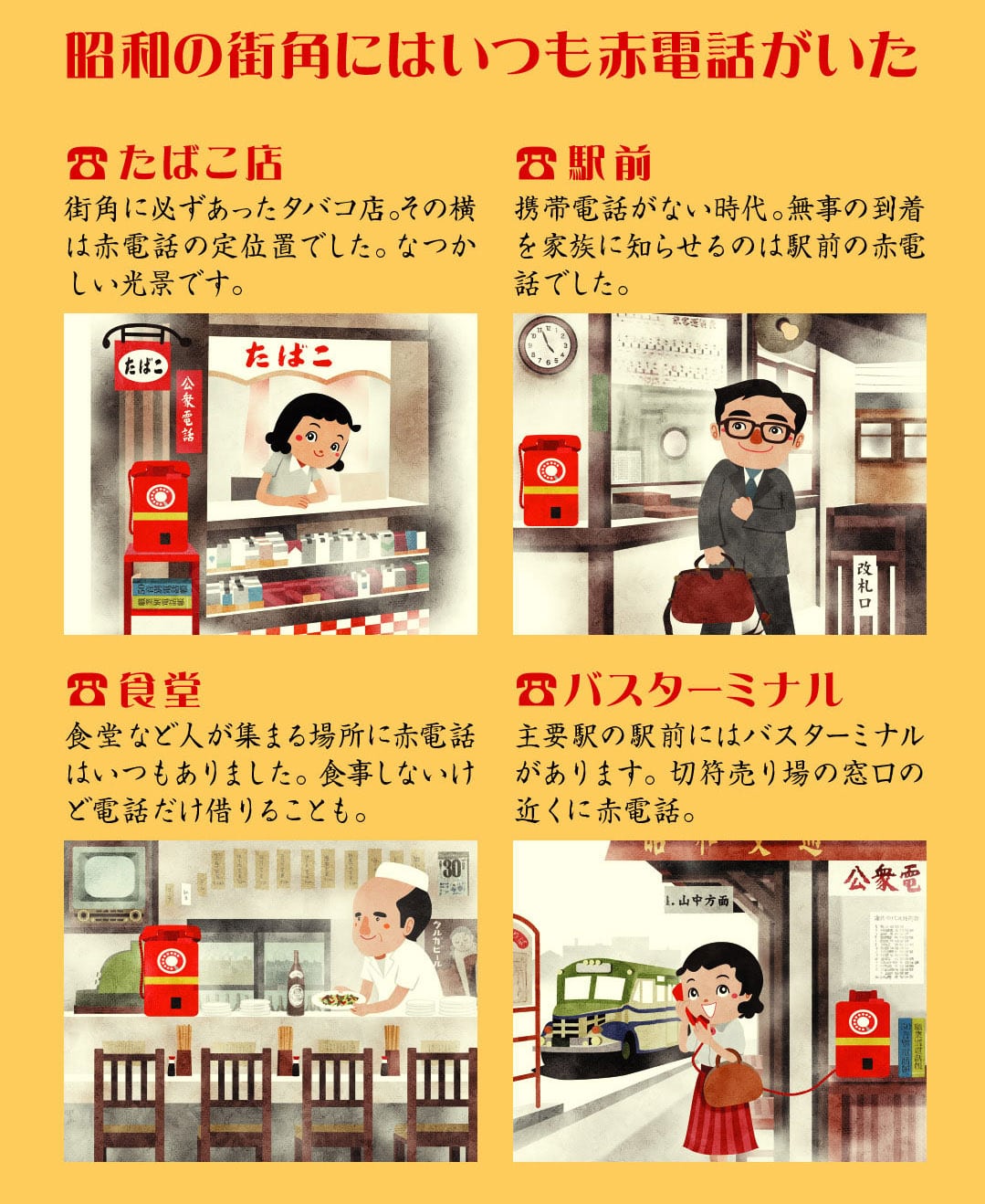 昭和名曲貯金箱 電話銀行 （黒電話の呼び鈴・受話器を取る音・懐かしのメロディ）