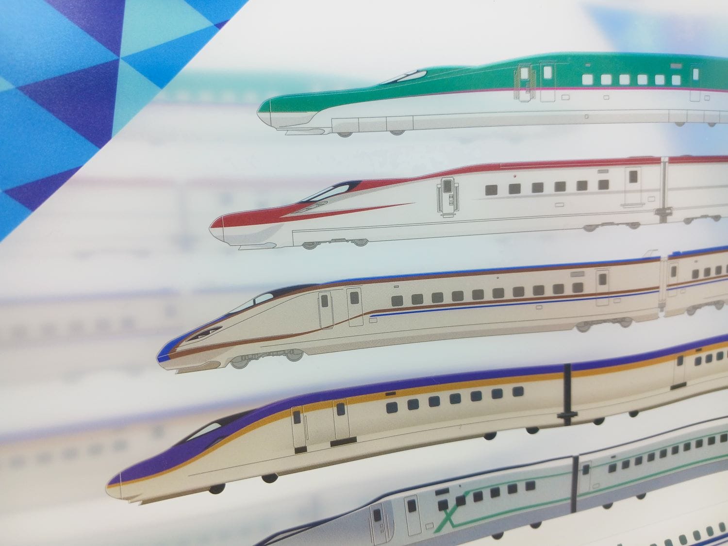 新幹線 ８車両 ビーチバッグ (プールバッグ)超電導リニアL0系・N700S・DY・E5系・E6系・E7系・E8系・ALFA-X