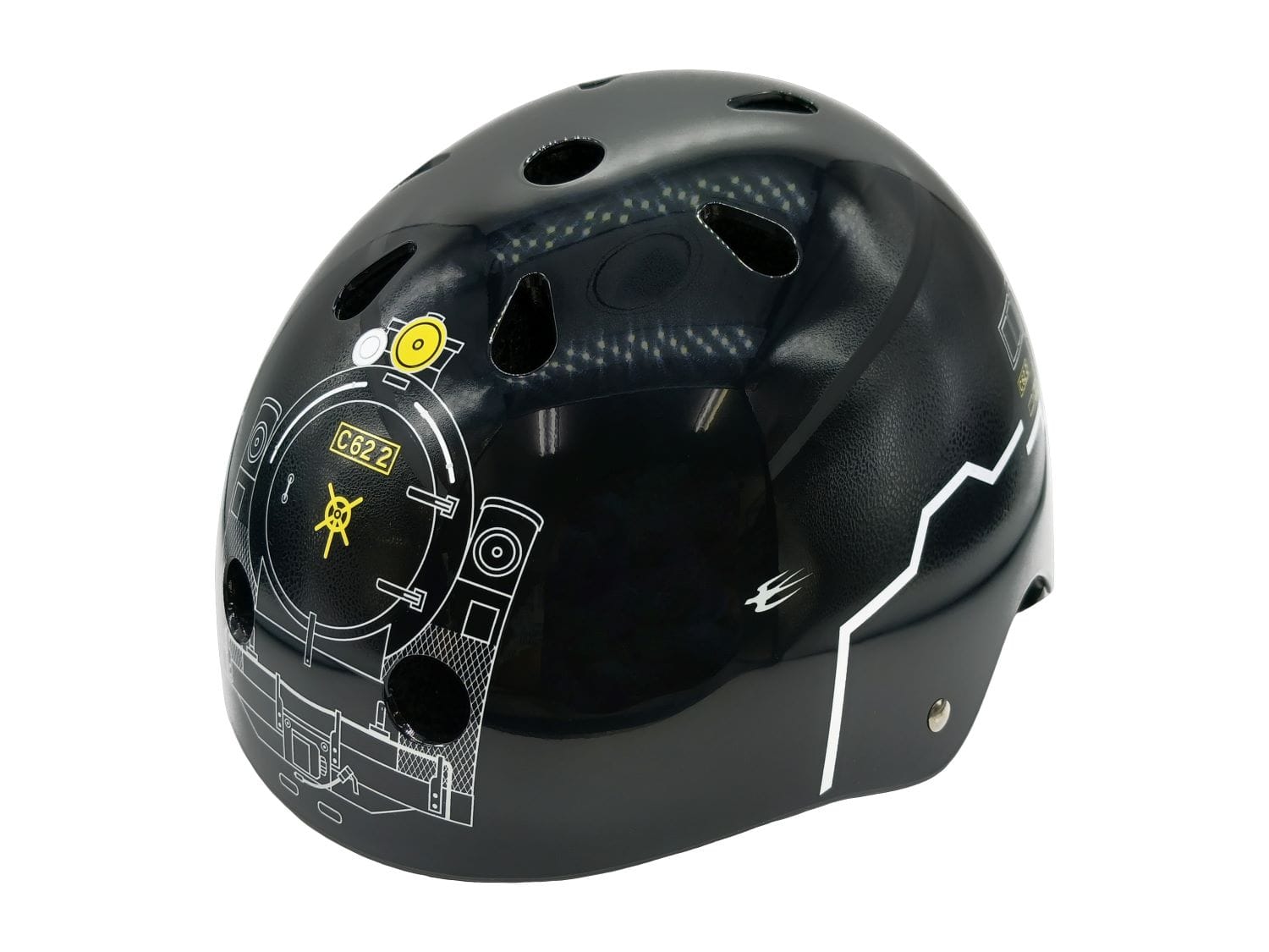 新幹線・鉄道キッズ　ヘルメット 蒸気機関車Ｃ62 2 対象年齢（目安）3～8歳
三輪車・自転車に