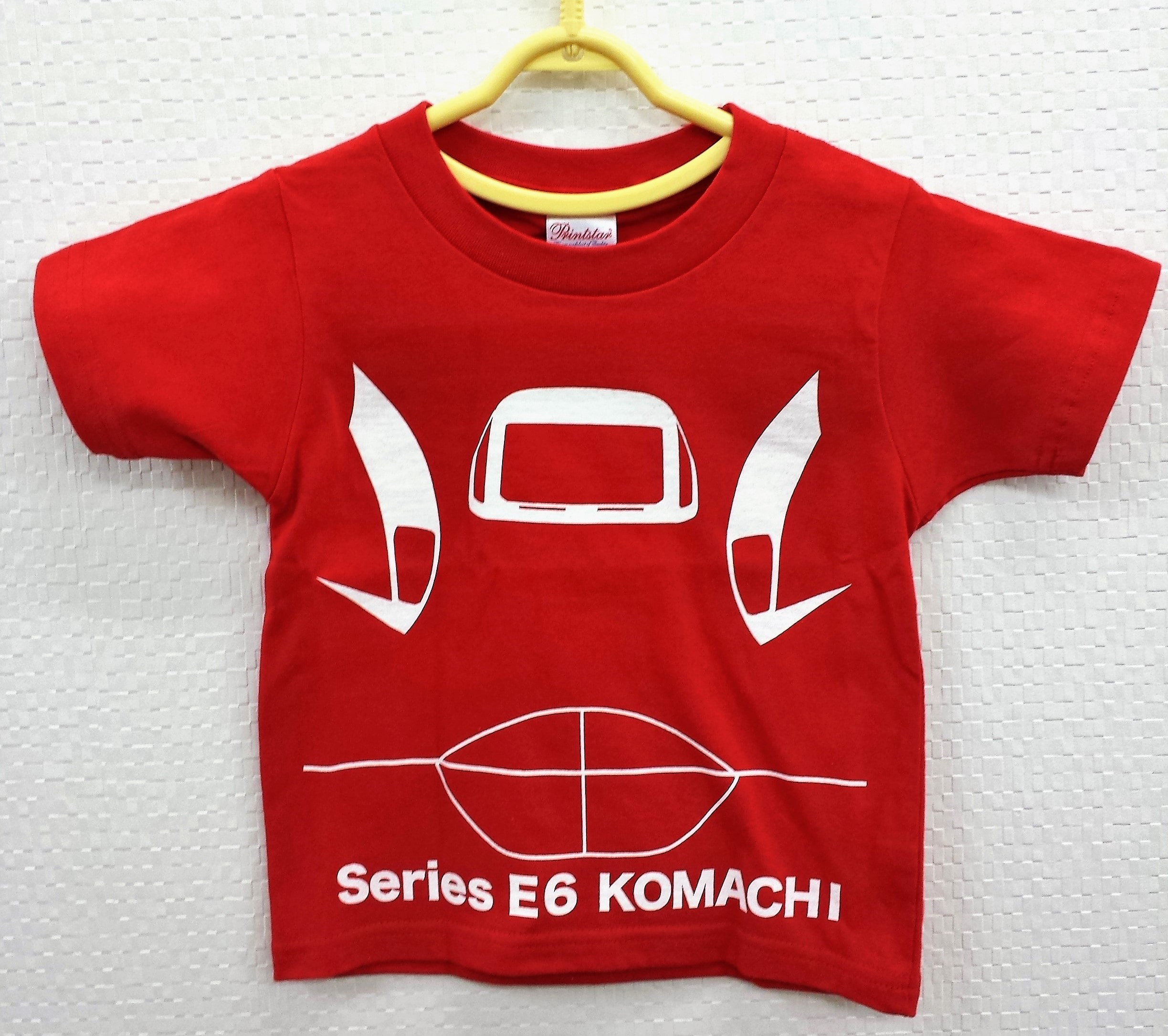 新幹線　Ｔシャツ (ラインデザイン)Ｅ６系こまち 110cm